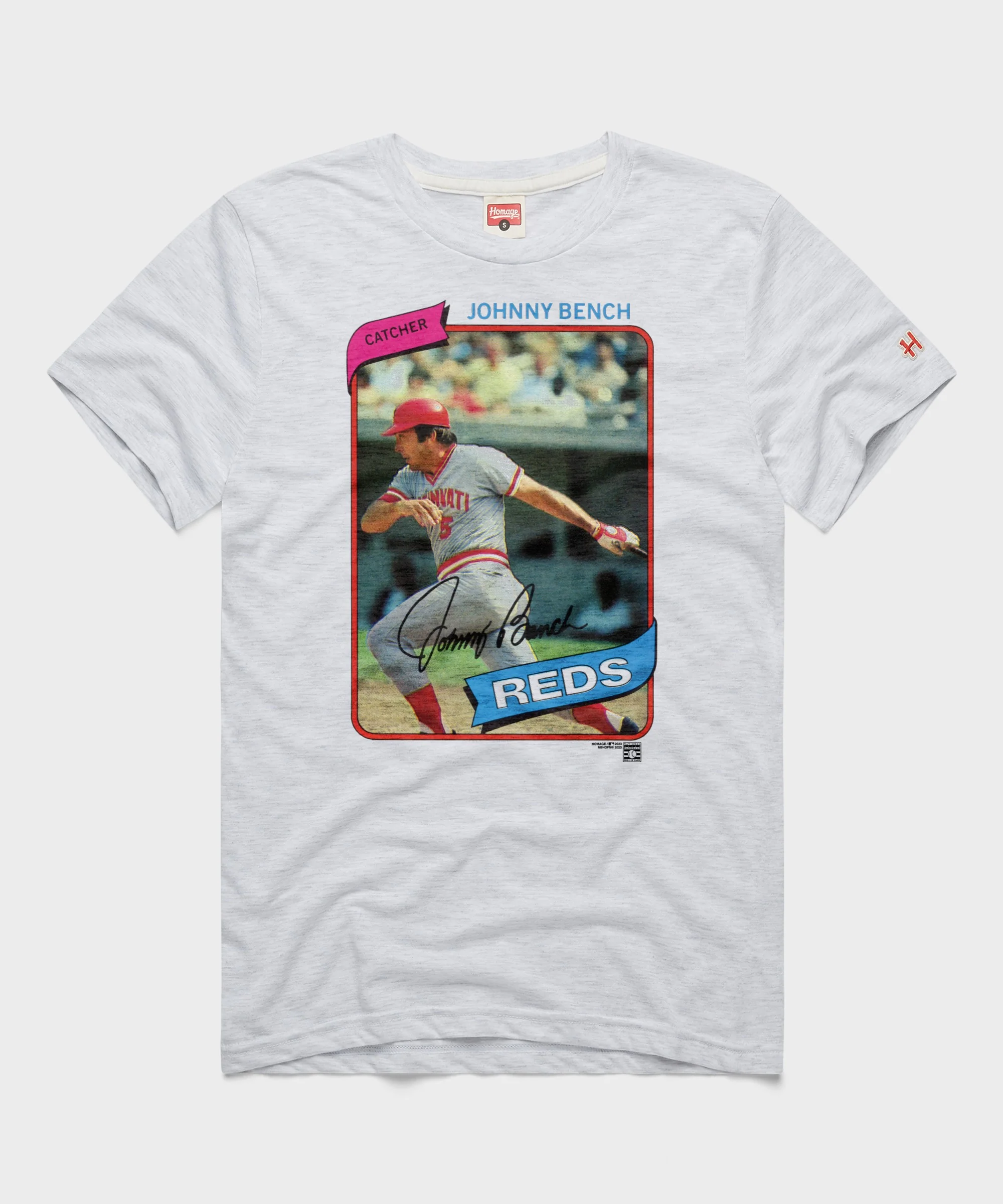 1980 Topps Baseball Johnny Bench Reds