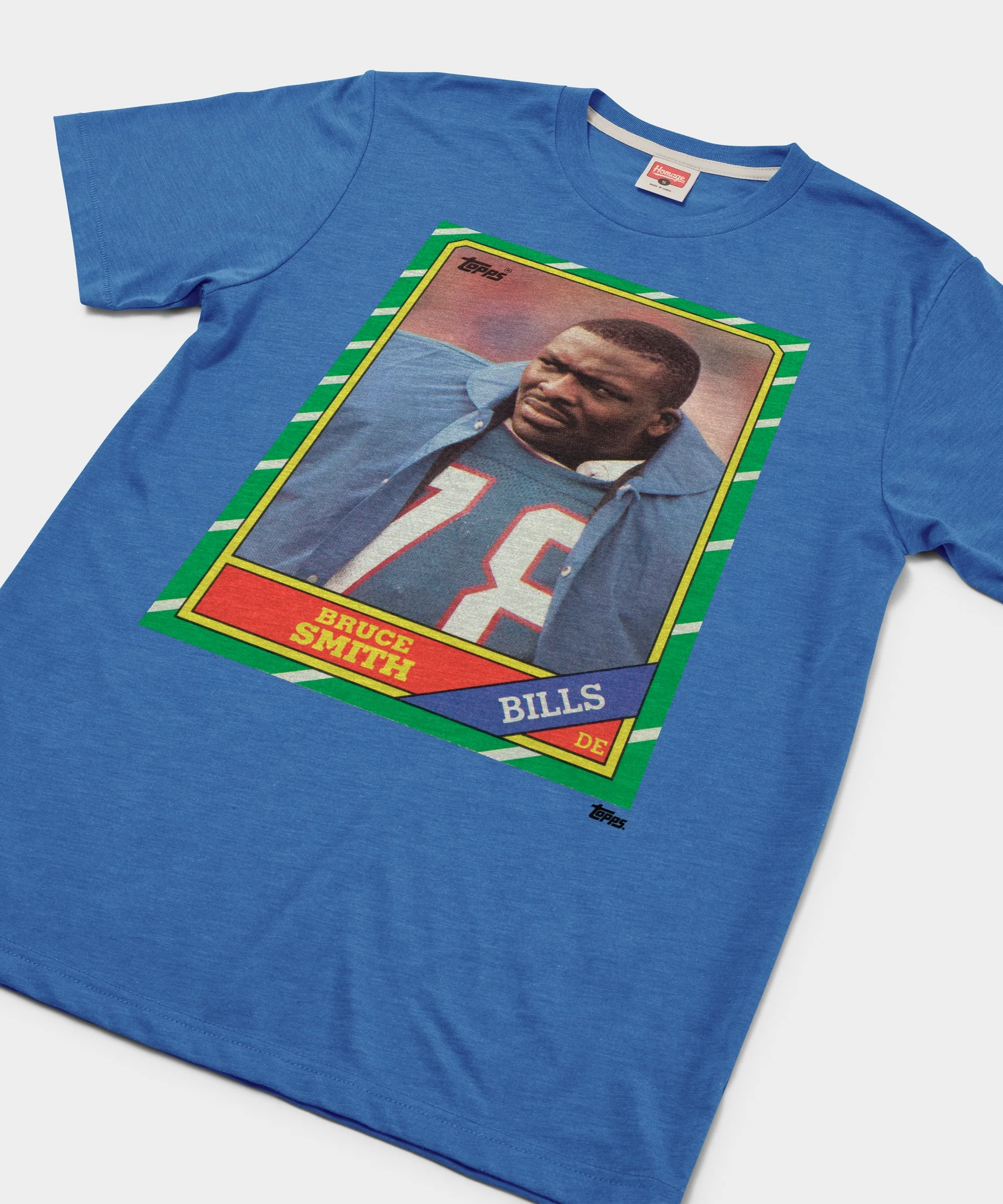 1986 Topps Football Bruce Smith Bills - Image 2