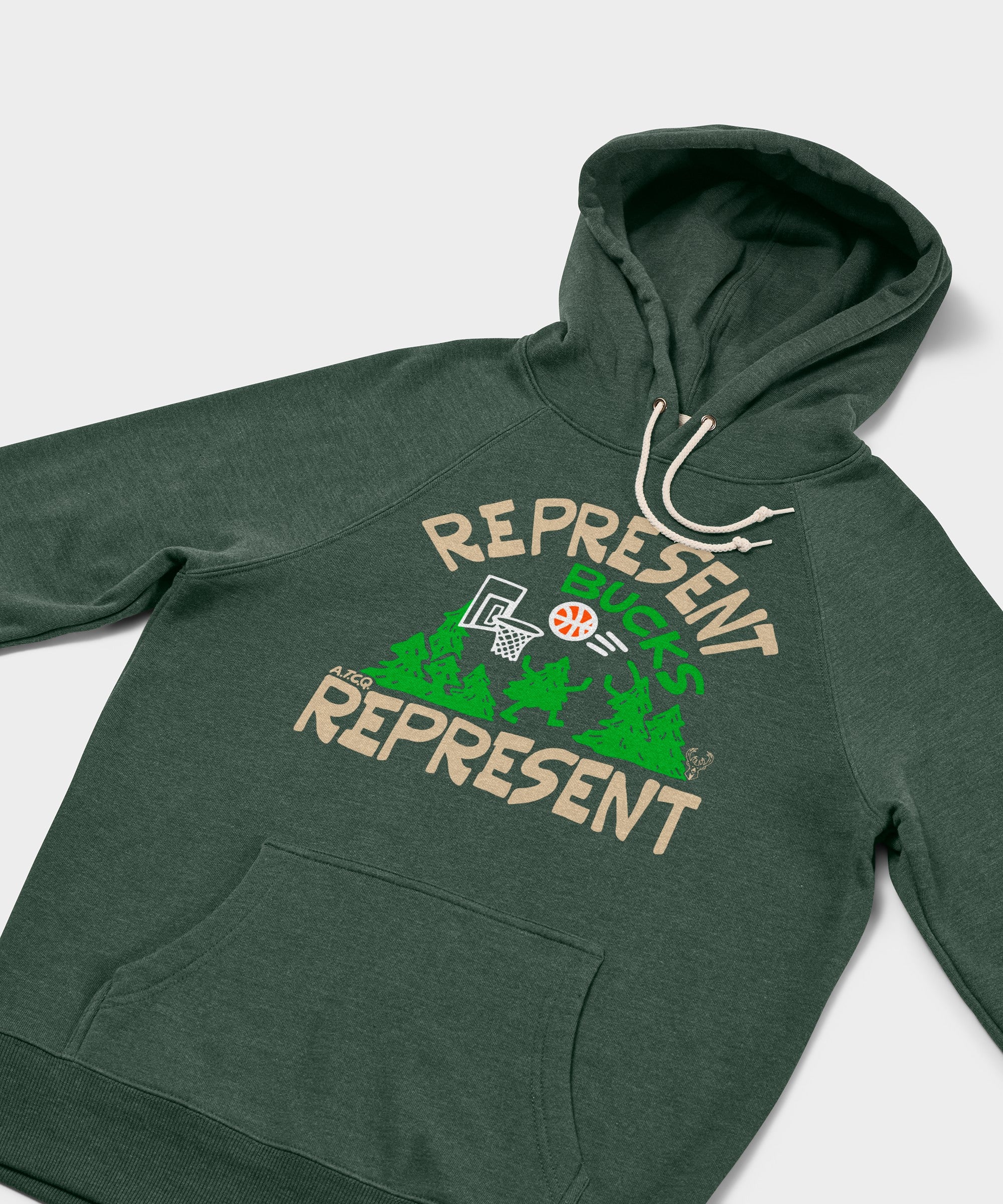 A Tribe Called Quest x Milwaukee Bucks Represent Hoodie - Image 2