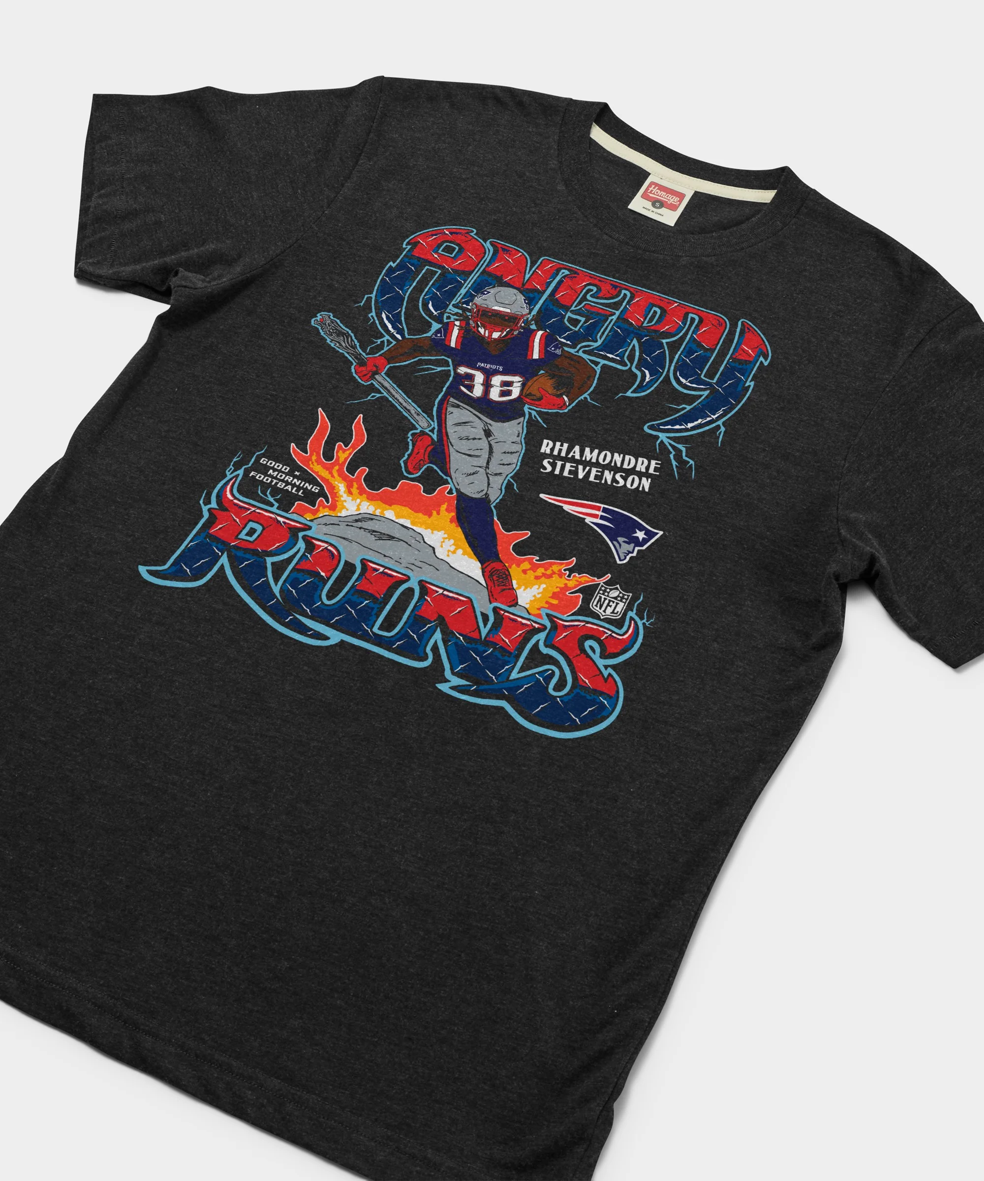Angry Runs 2024 Patriots Rhamondre Stevenson - Image 2