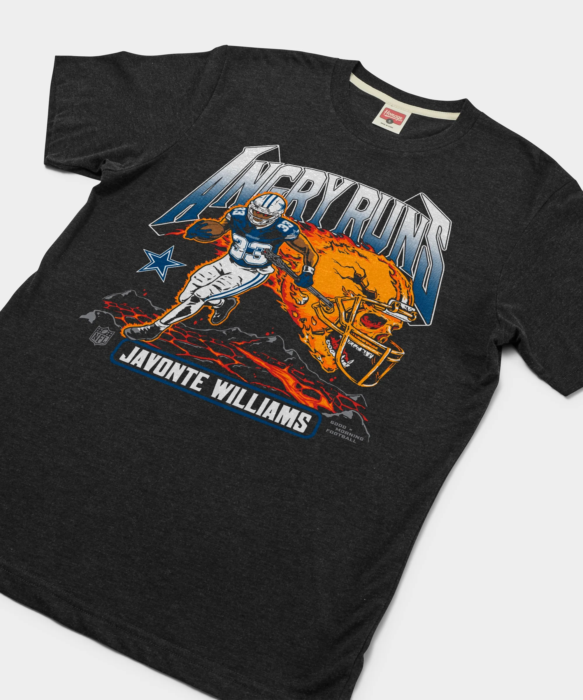 Angry Runs 2025 Cowboys Javonte Williams - Image 2