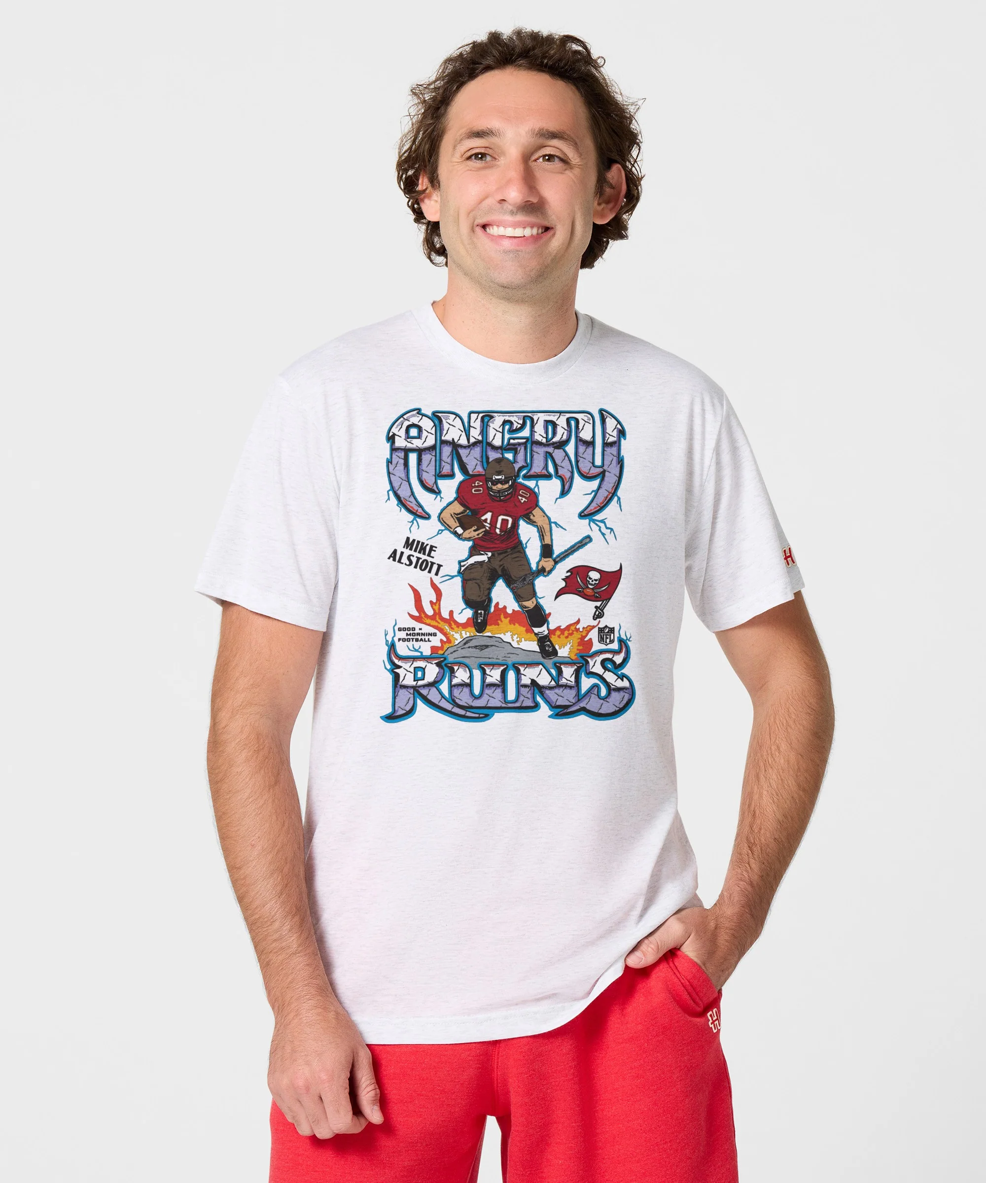 Angry Runs Buccaneers Mike Alstott - Image 3