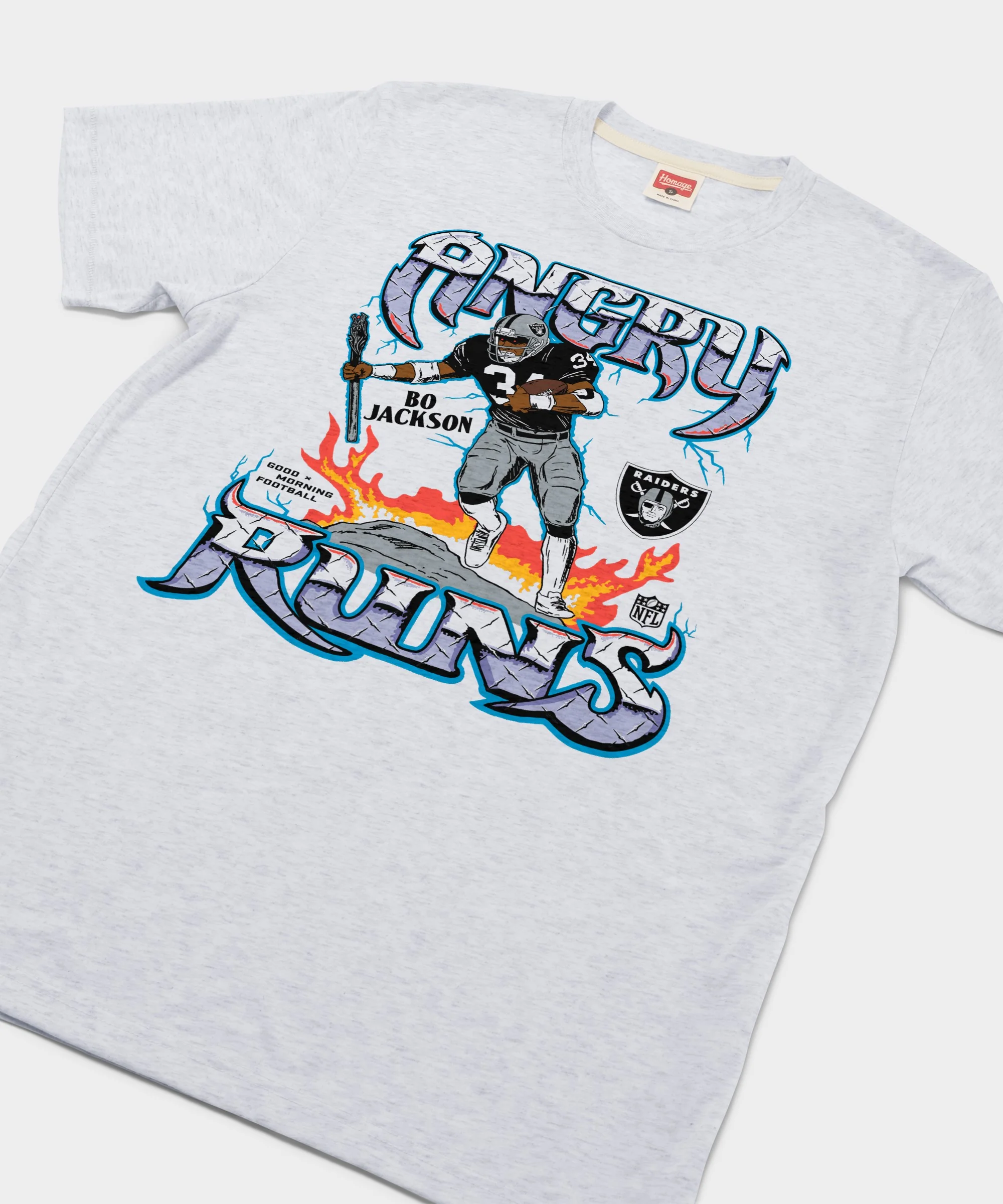 Angry Runs Raiders Bo Jackson - Image 2