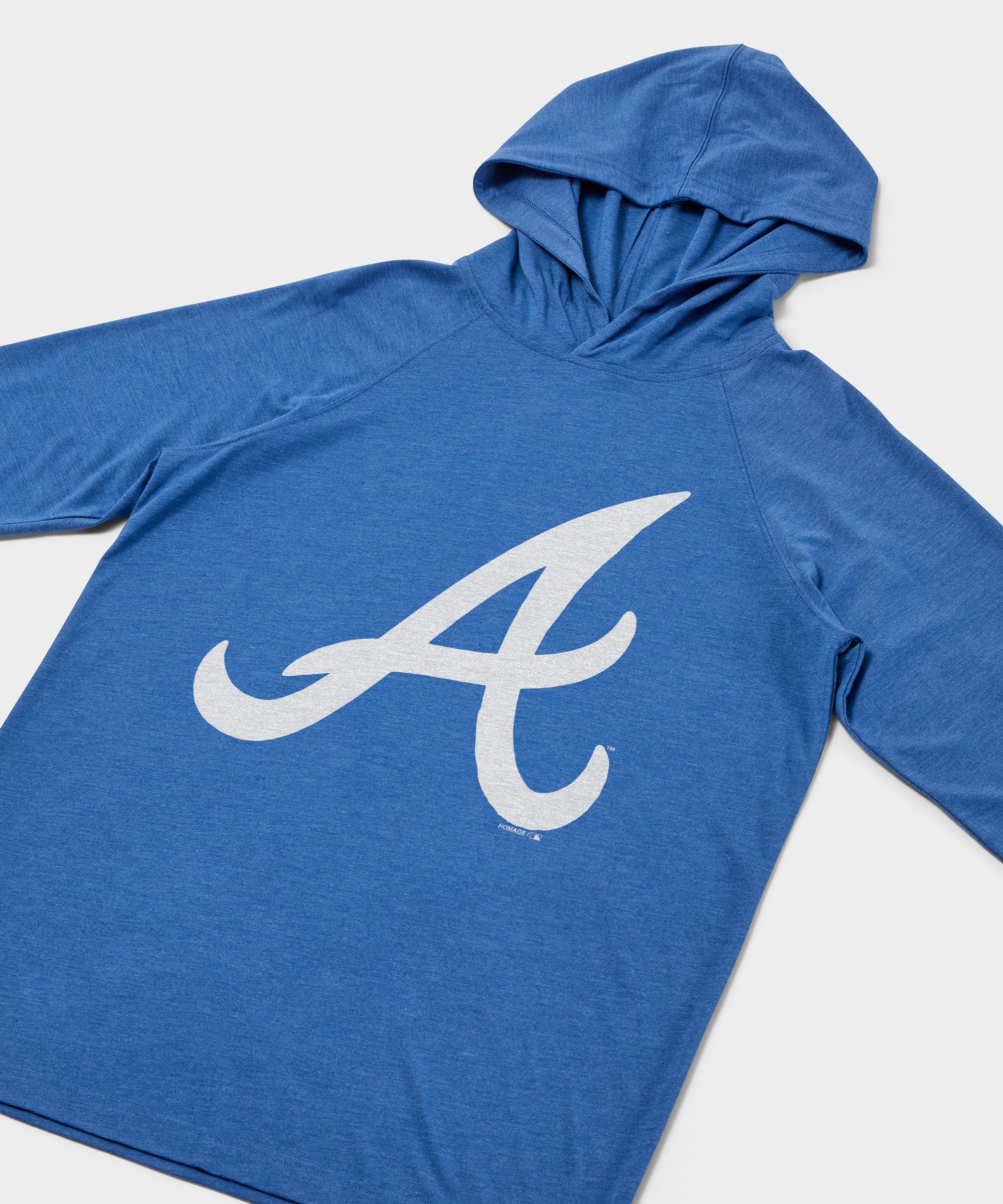 Atlanta Braves Cap Logo '81 Lightweight Hoodie - Image 2
