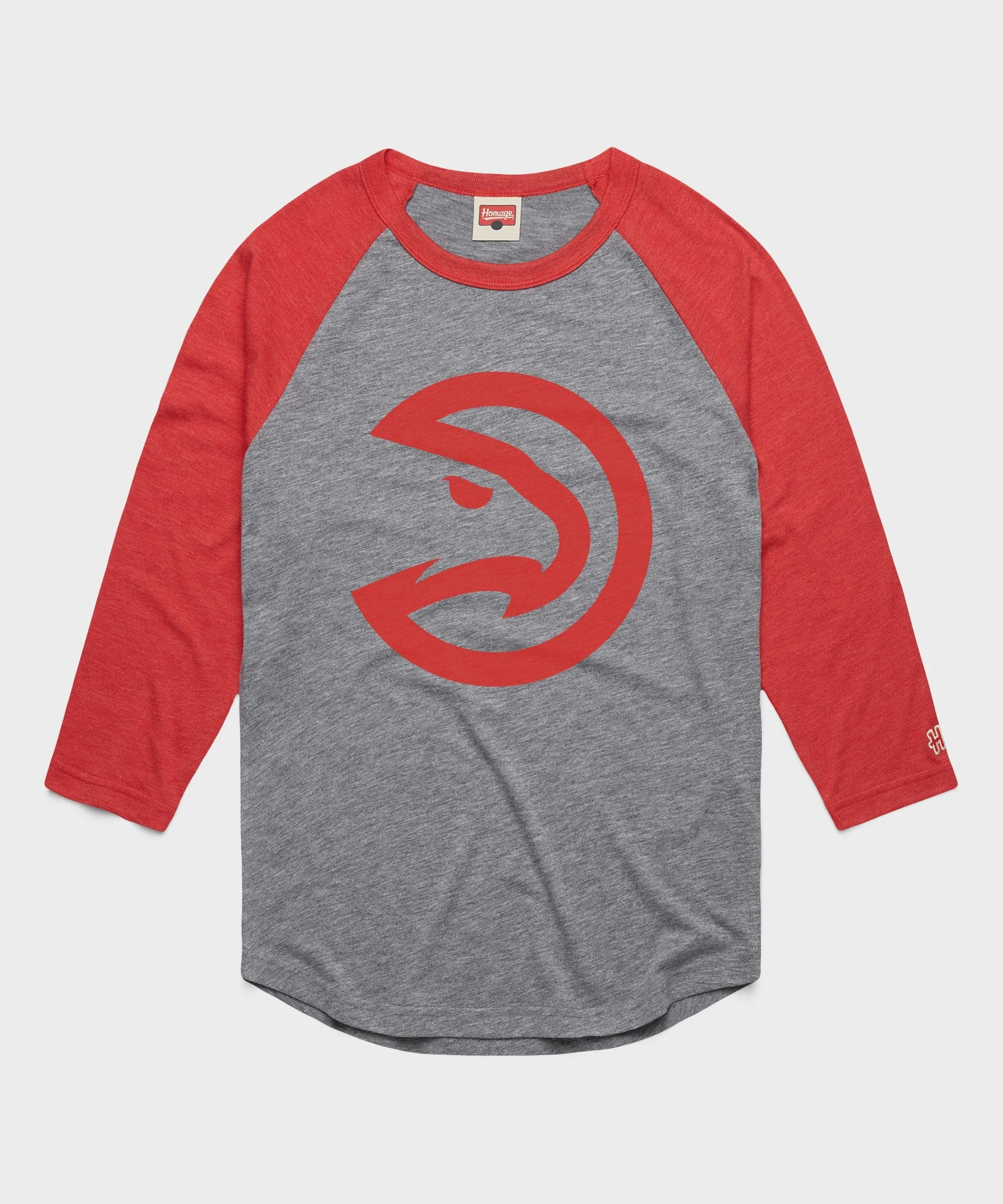 Atlanta Hawks Logo Raglan
