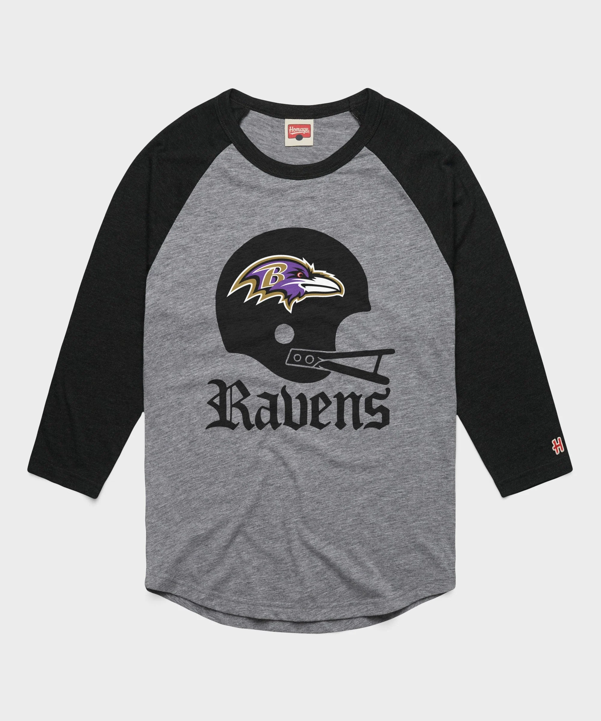Baltimore Ravens Big Helmet Raglan