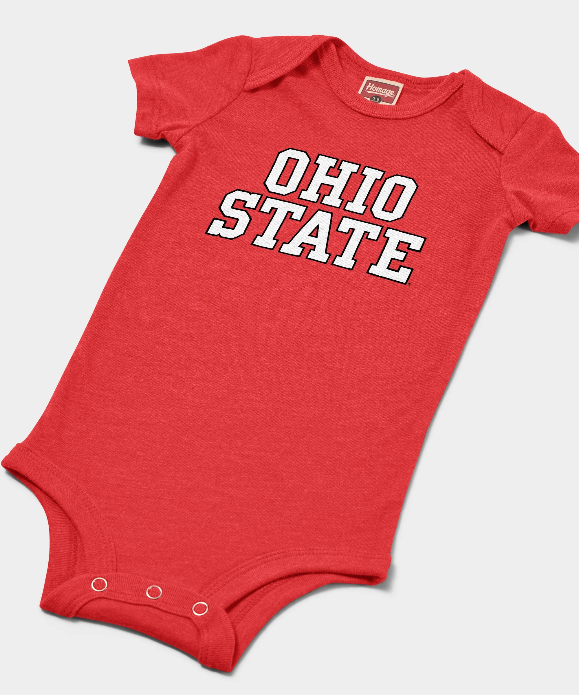 Block Ohio State Baby One Piece - Image 2