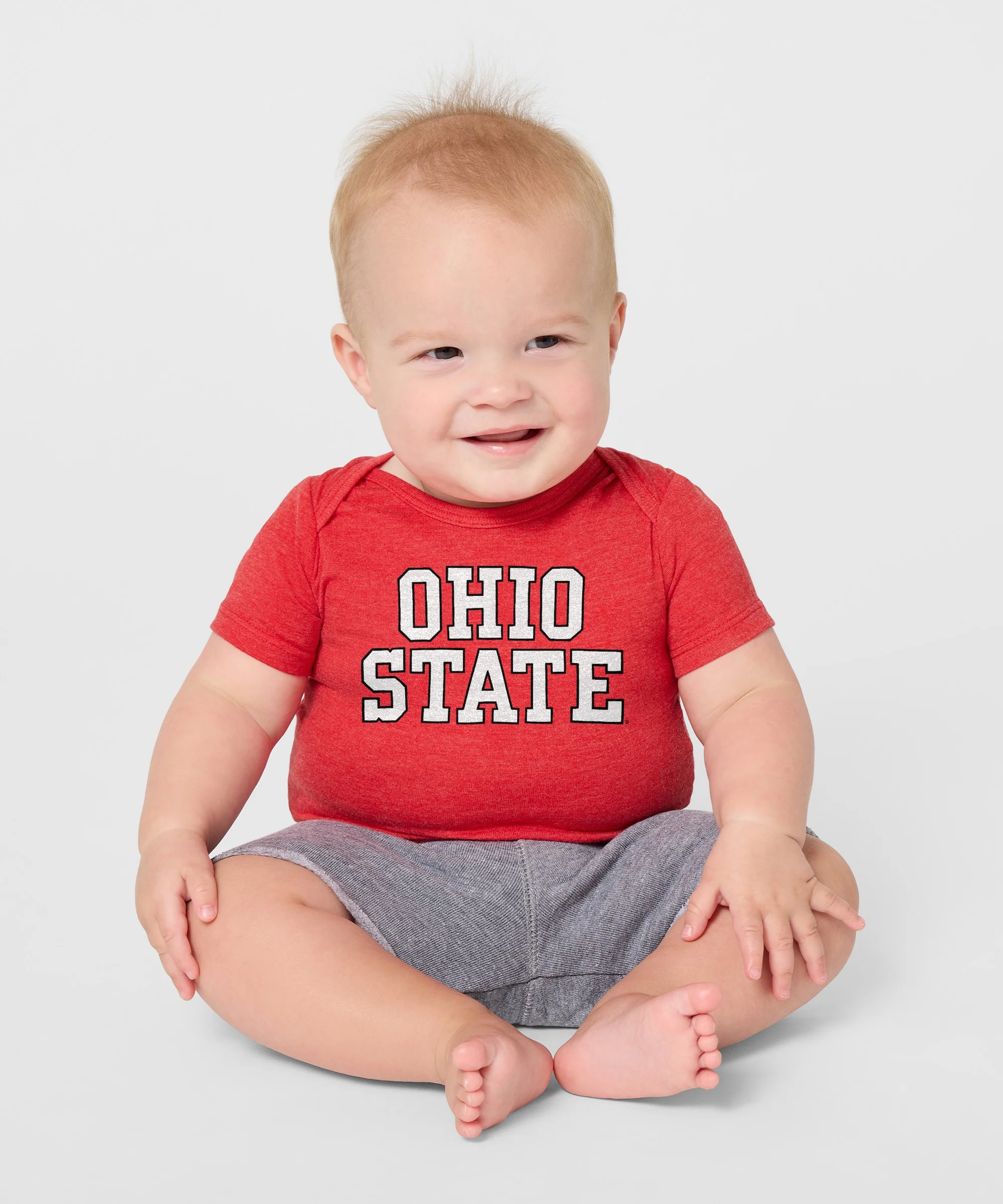 Block Ohio State Baby One Piece - Image 3