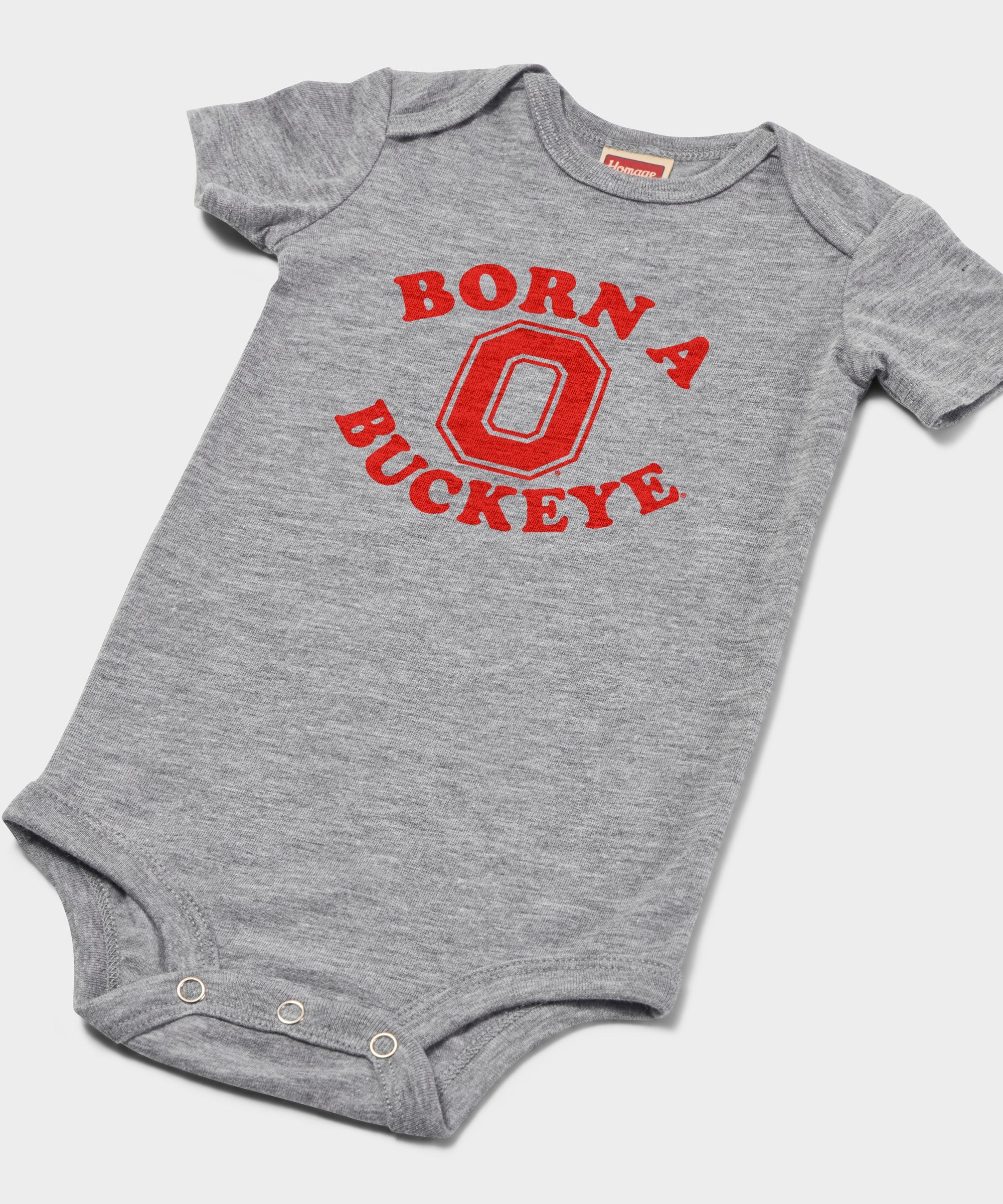 Born a Buckeye Baby One Piece - Image 2