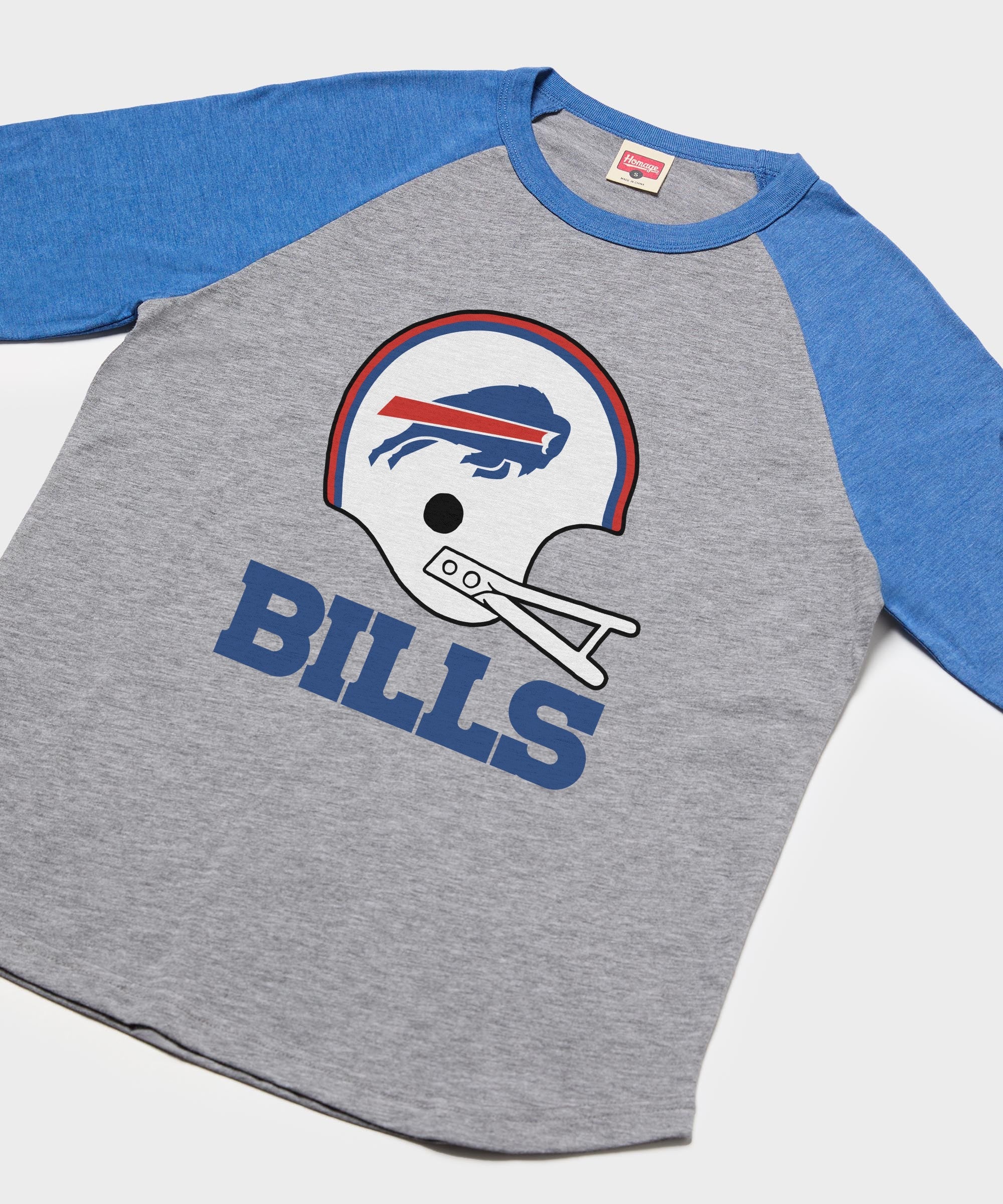 Buffalo Bills Big Helmet Raglan - Image 2