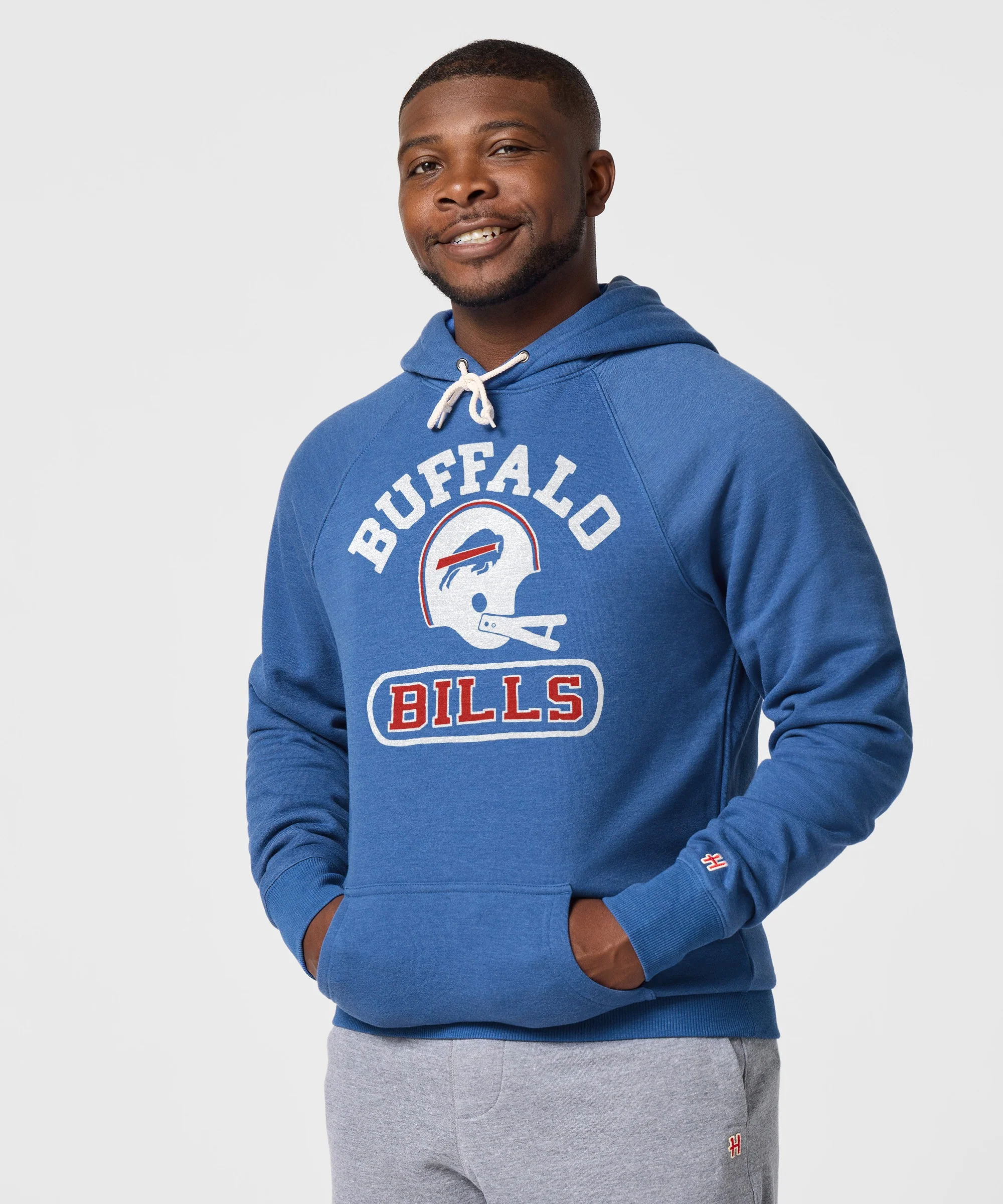 Buffalo Bills Throwback Helmet Hoodie - Image 3
