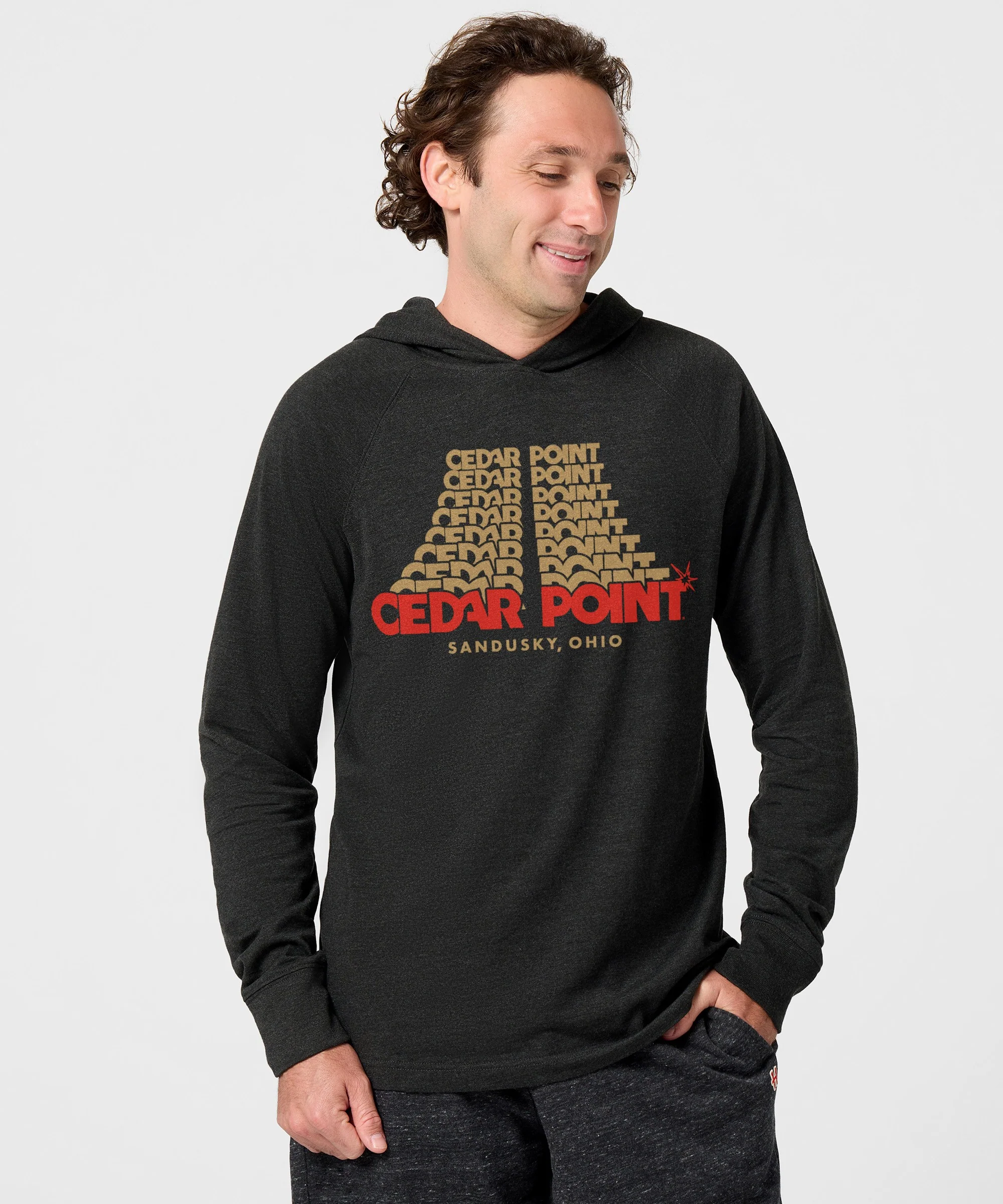 Cedar Point Sandusky Ohio Lightweight Hoodie - Image 3