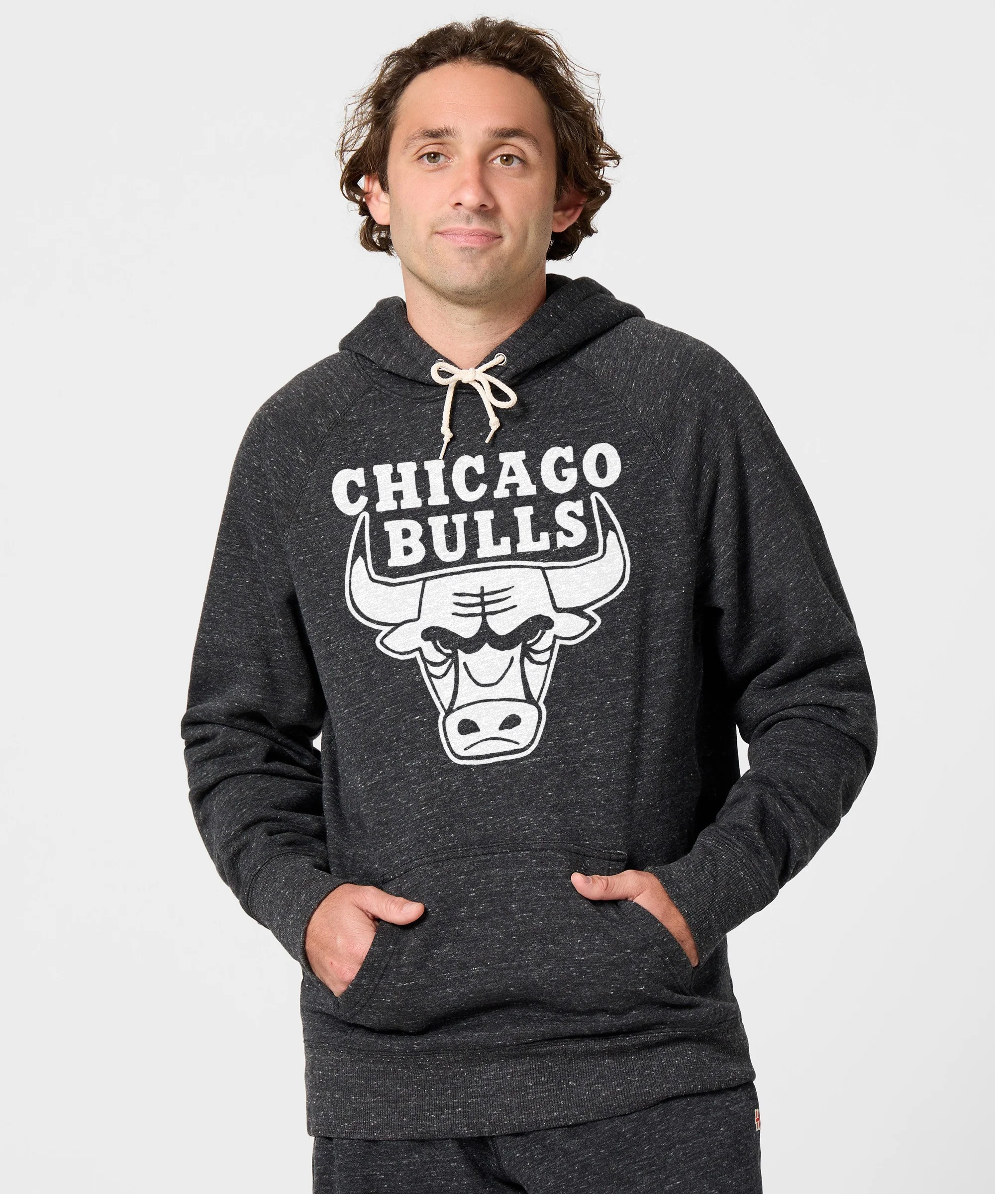 Chicago Bulls Blacktop Logo Hoodie - Image 3