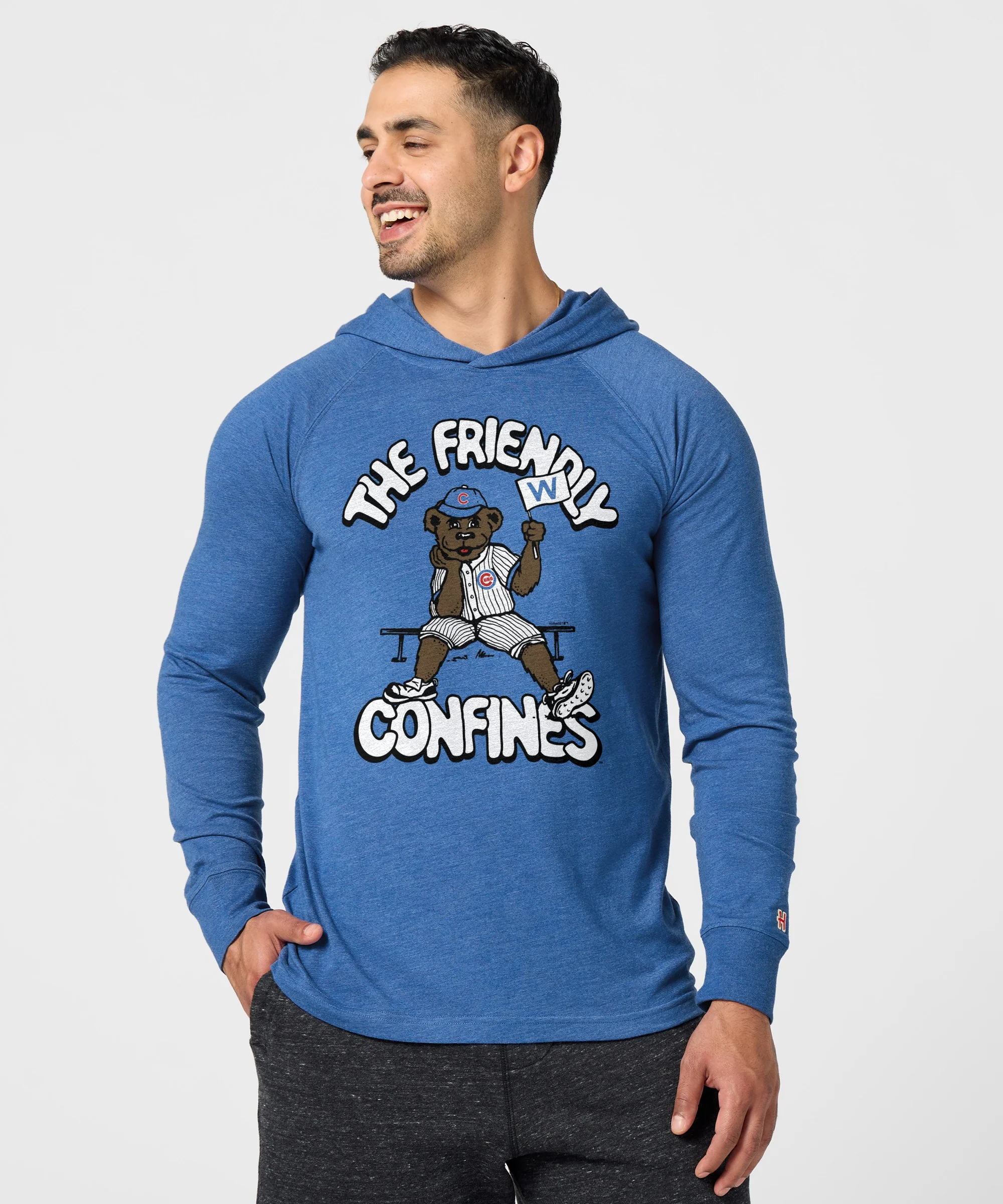 Chicago Cubs The Friendly Confines Lightweight Hoodie - Image 3