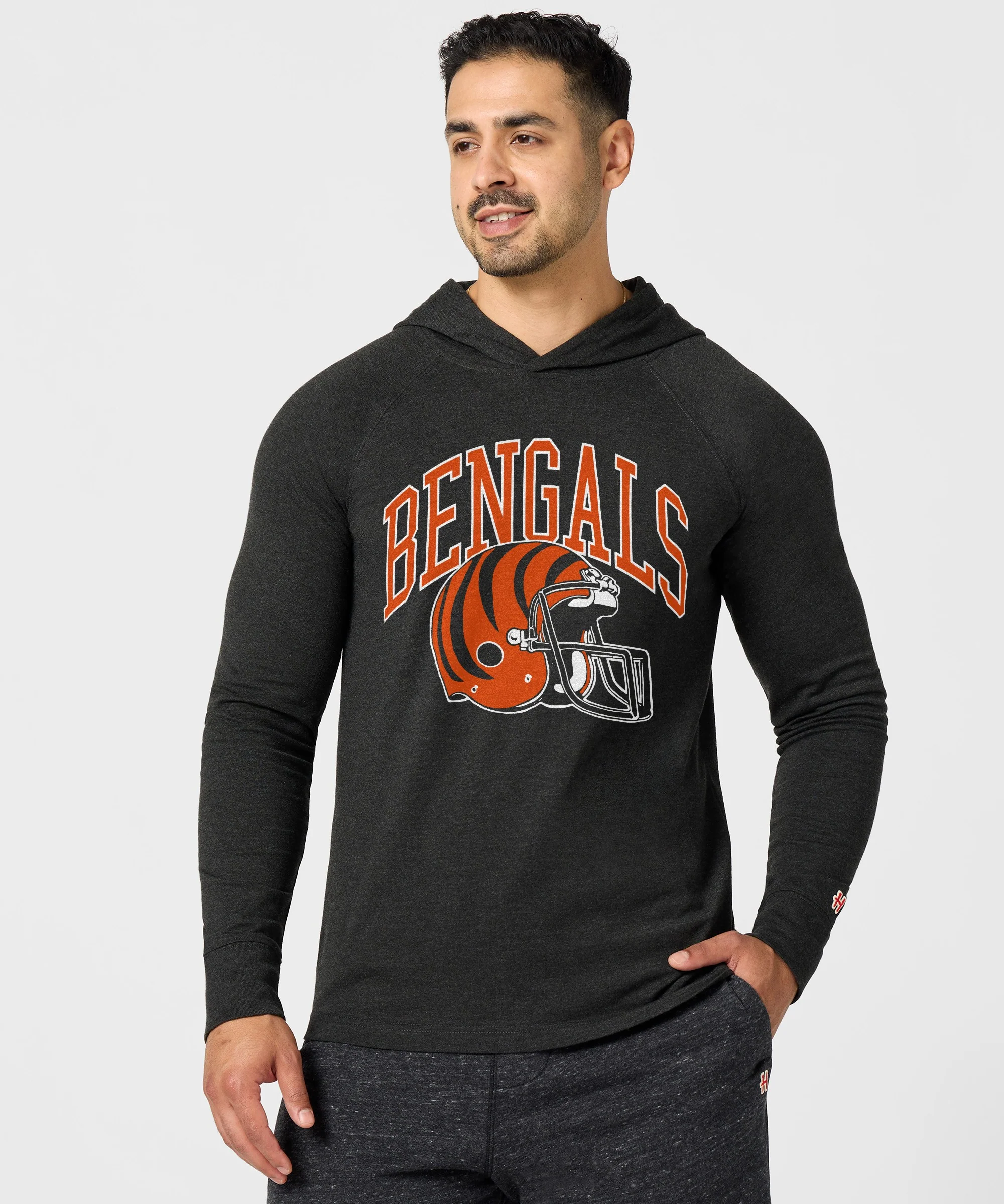 Cincinnati Bengals Helmet Lightweight Hoodie - Image 3