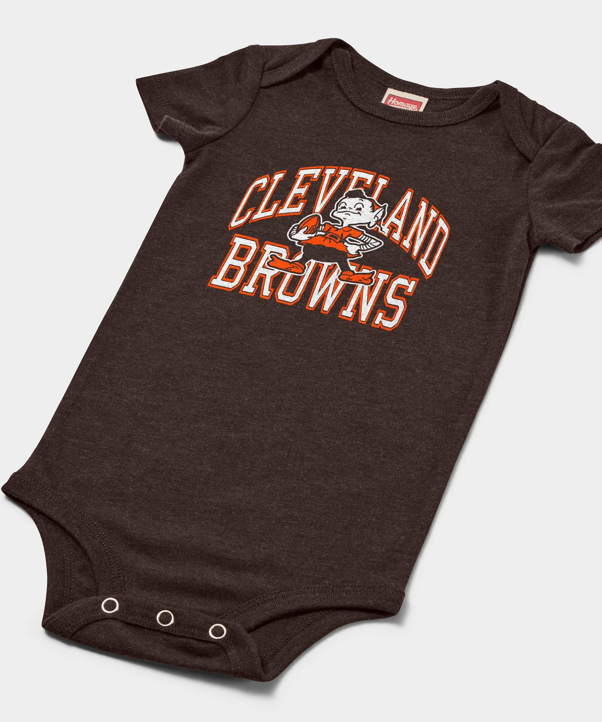 Cleveland Browns Arch Baby One Piece - Image 2