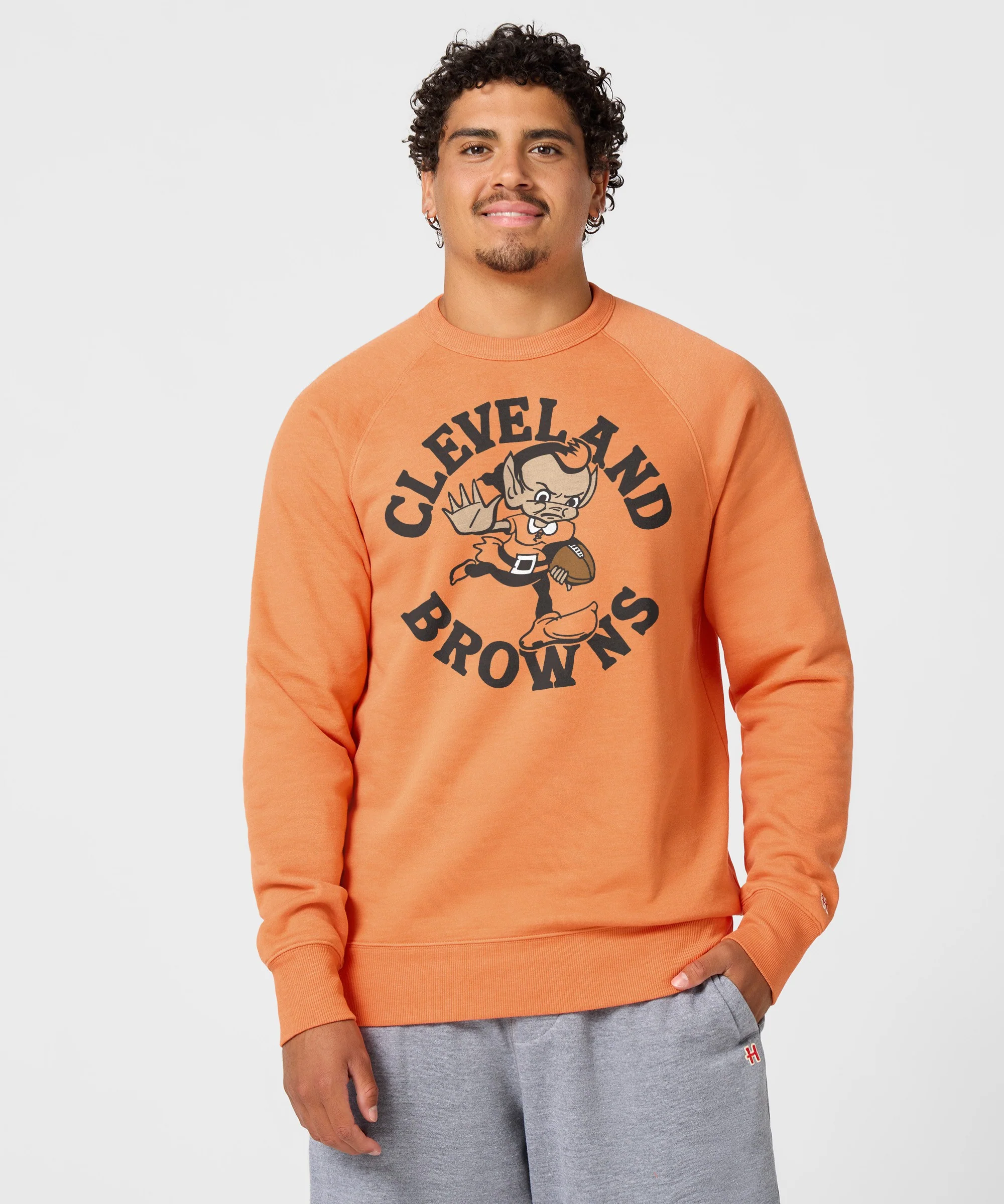 Cleveland Browns Brownie Stiff Arm Crewneck - Image 3