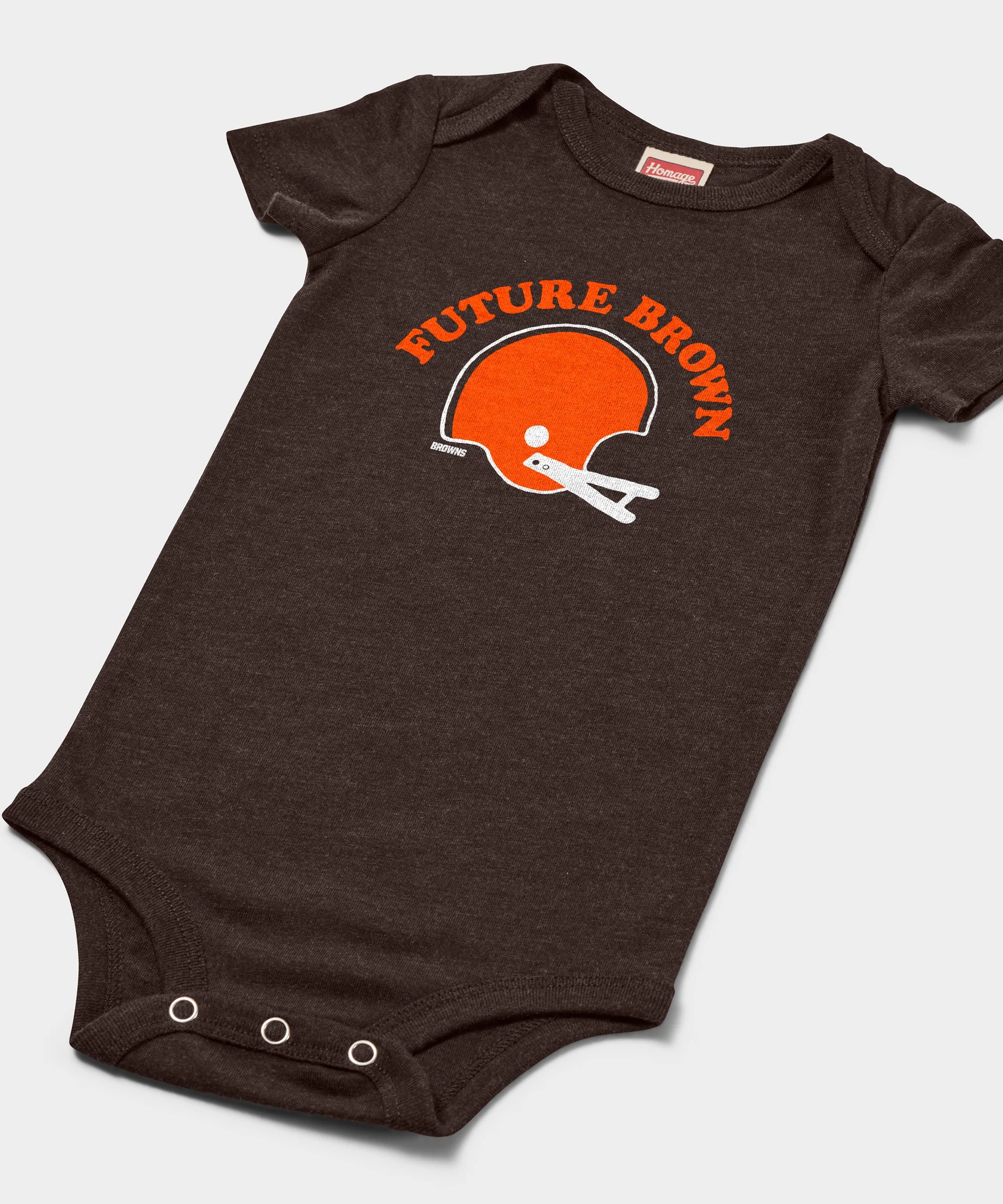 Cleveland Browns Future Brown Baby One Piece - Image 2