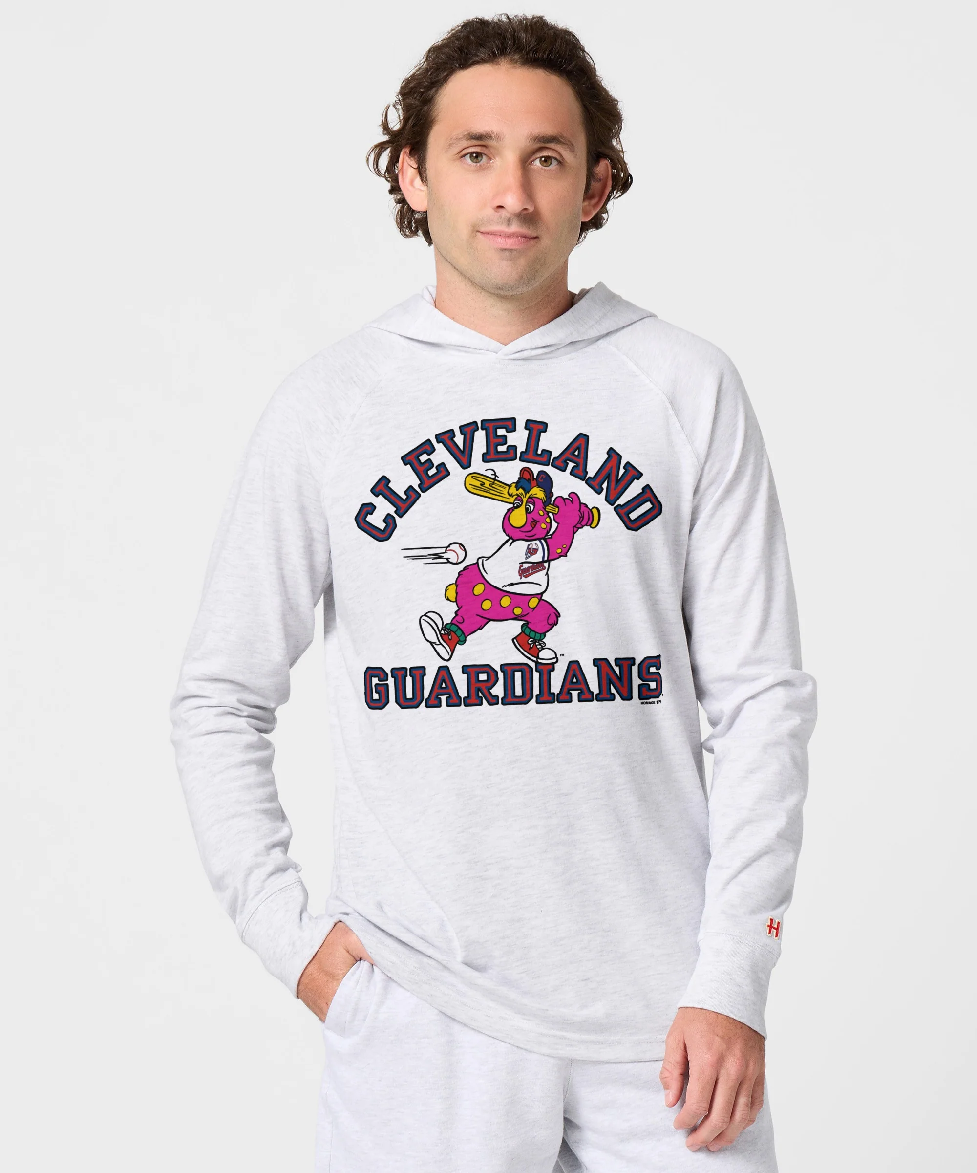 Cleveland Guardians Slider Lightweight Hoodie - Image 3