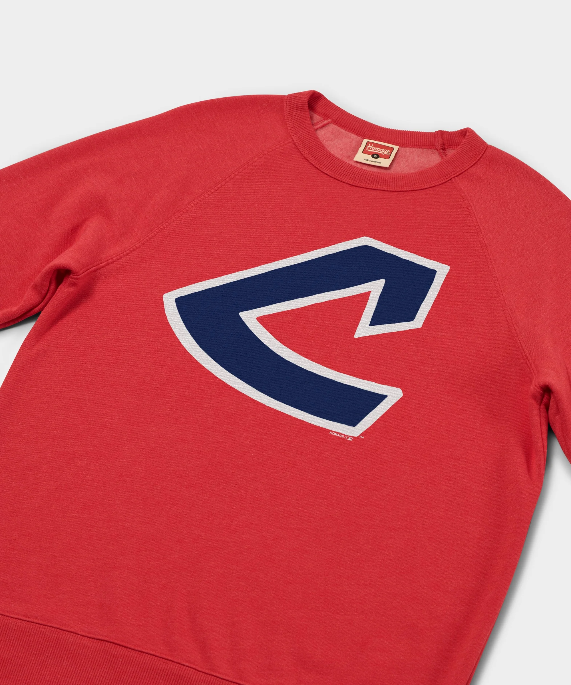 Cleveland Indians Cap Logo '73 Crewneck - Image 2