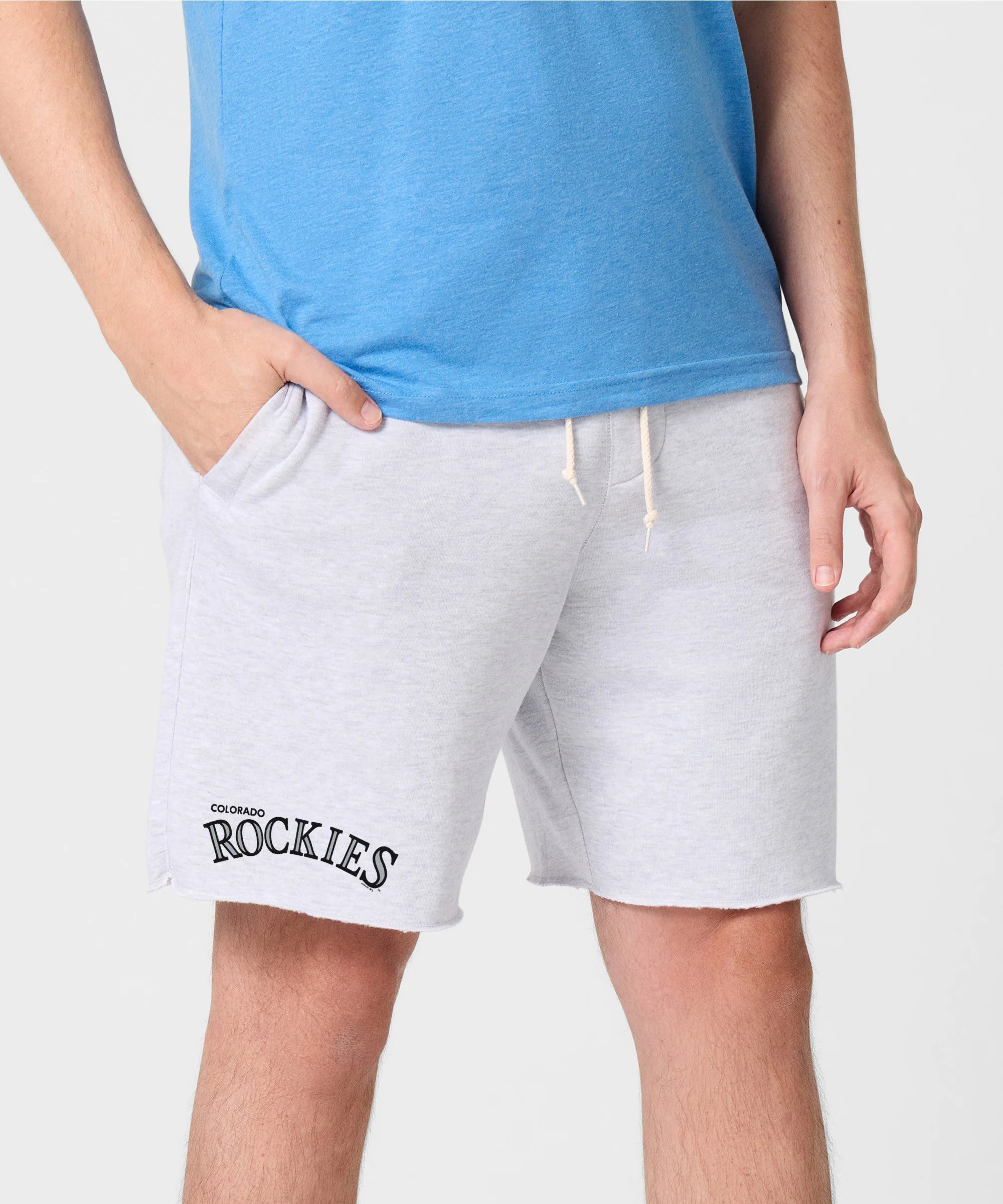 Colorado Rockies Jersey Logo '17 Sweat Shorts - Image 3
