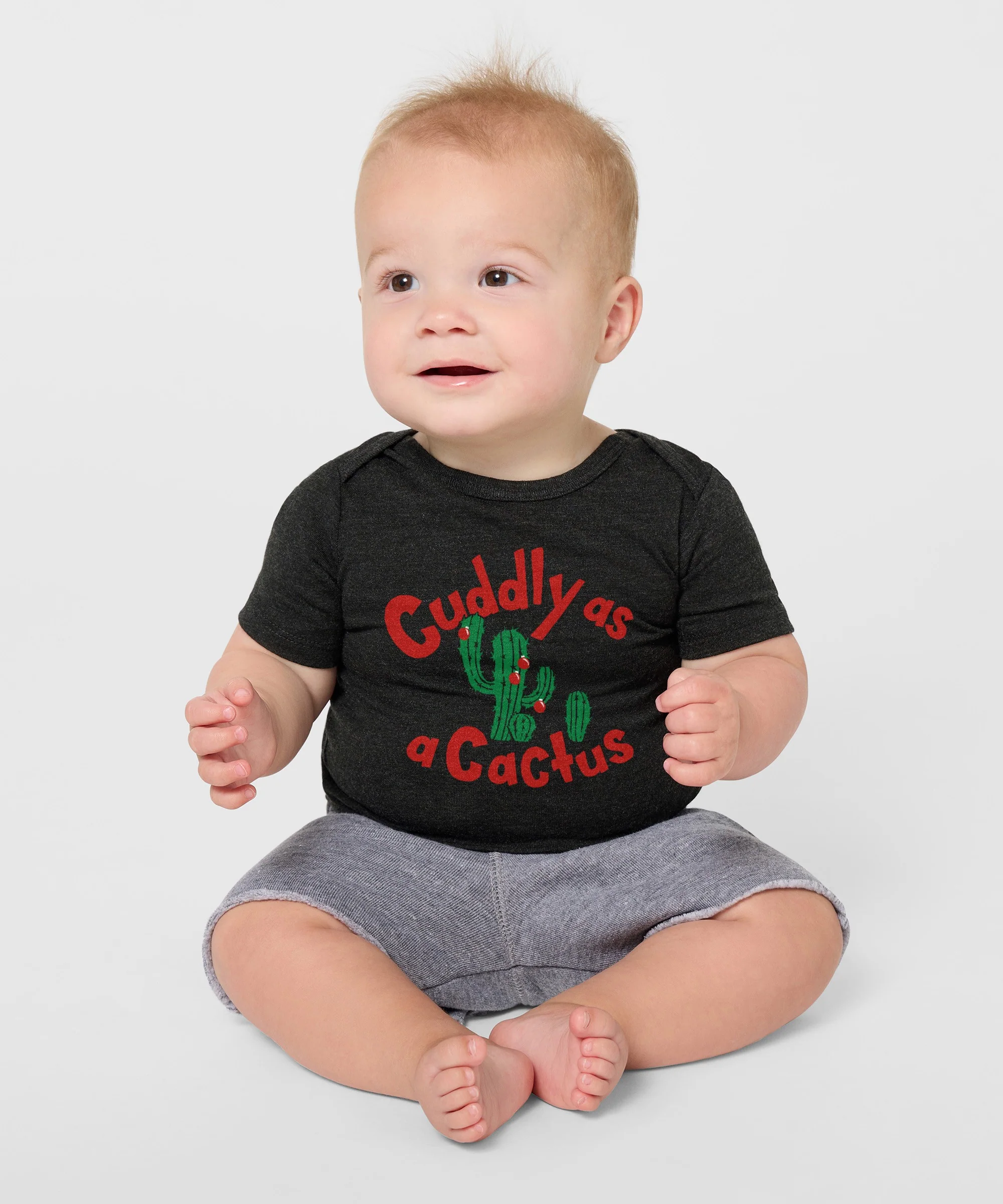 Cuddly As A Cactus Baby One Piece - Image 3