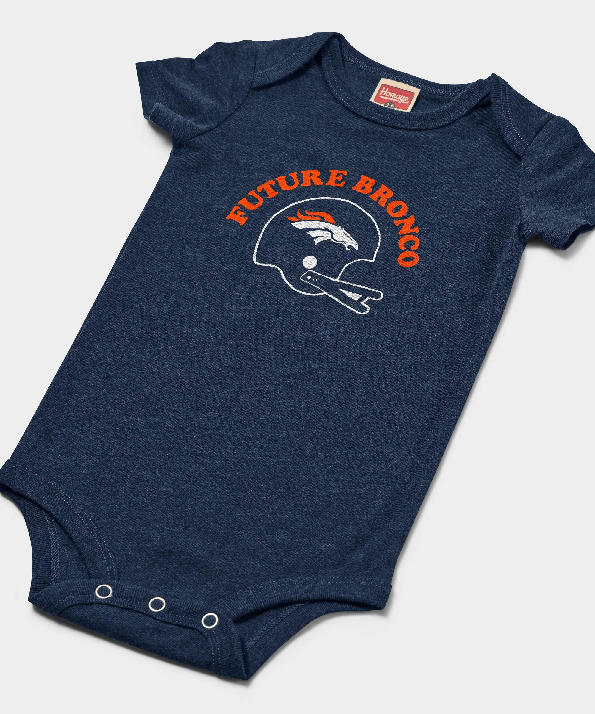 Denver Broncos Future Bronco Baby One Piece - Image 2