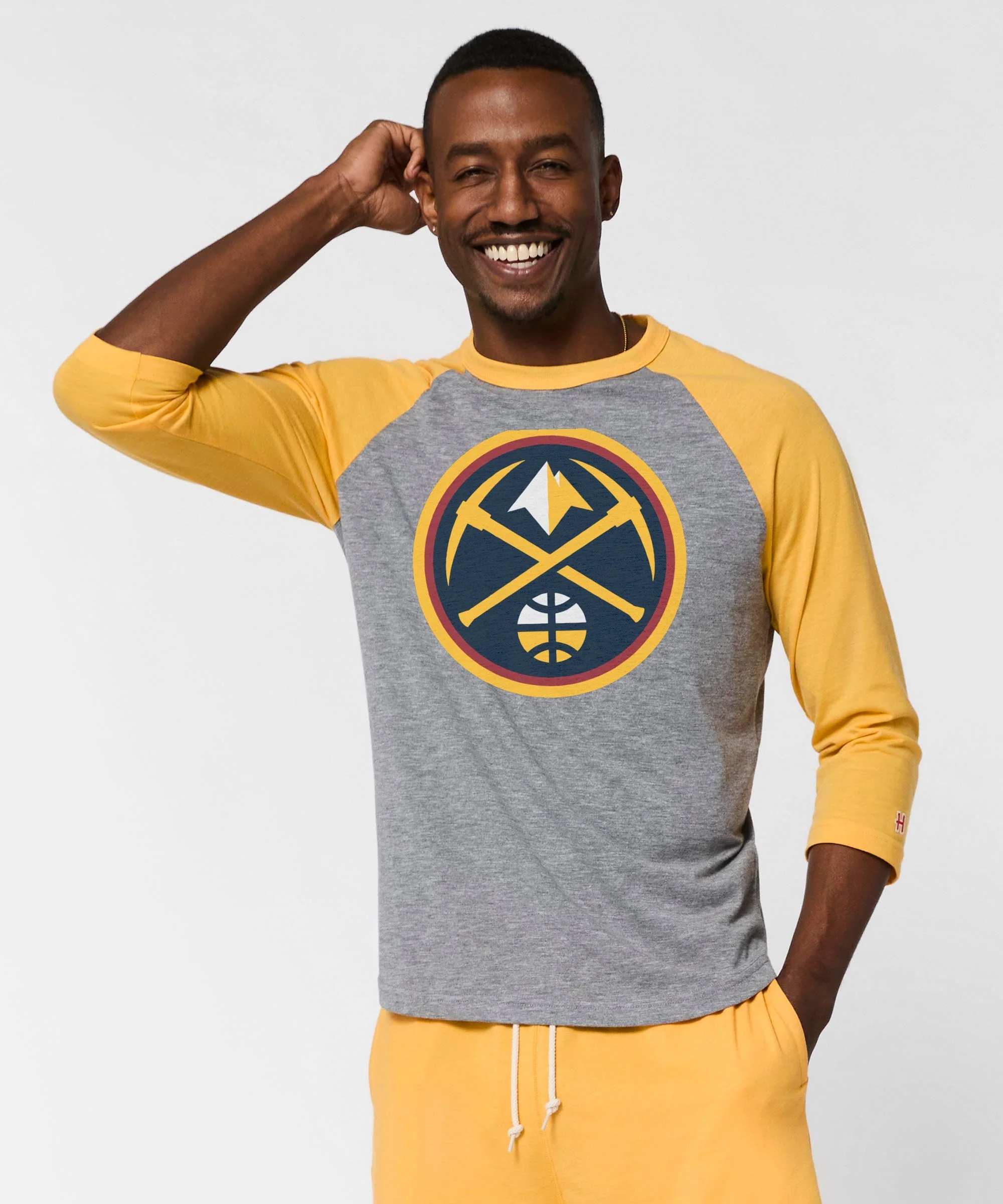 Denver Nuggets Logo Raglan - Image 3