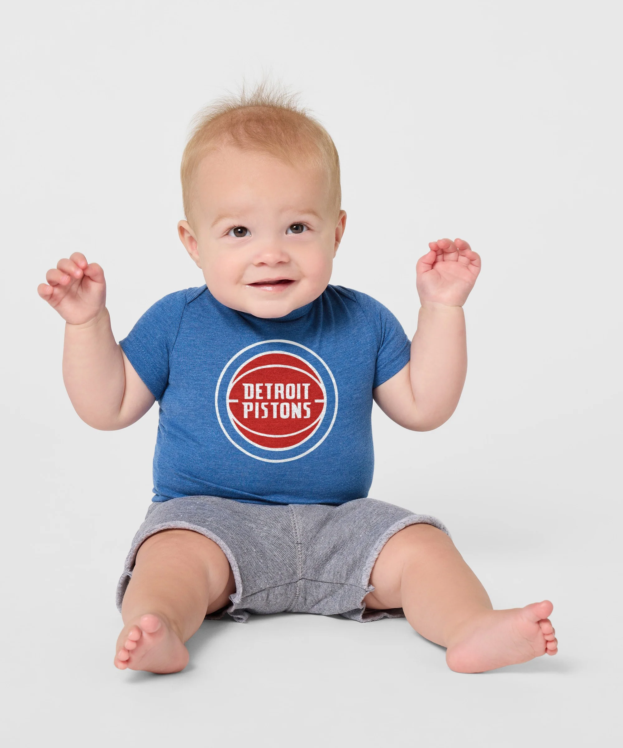 Detroit Pistons Logo Baby One Piece - Image 3