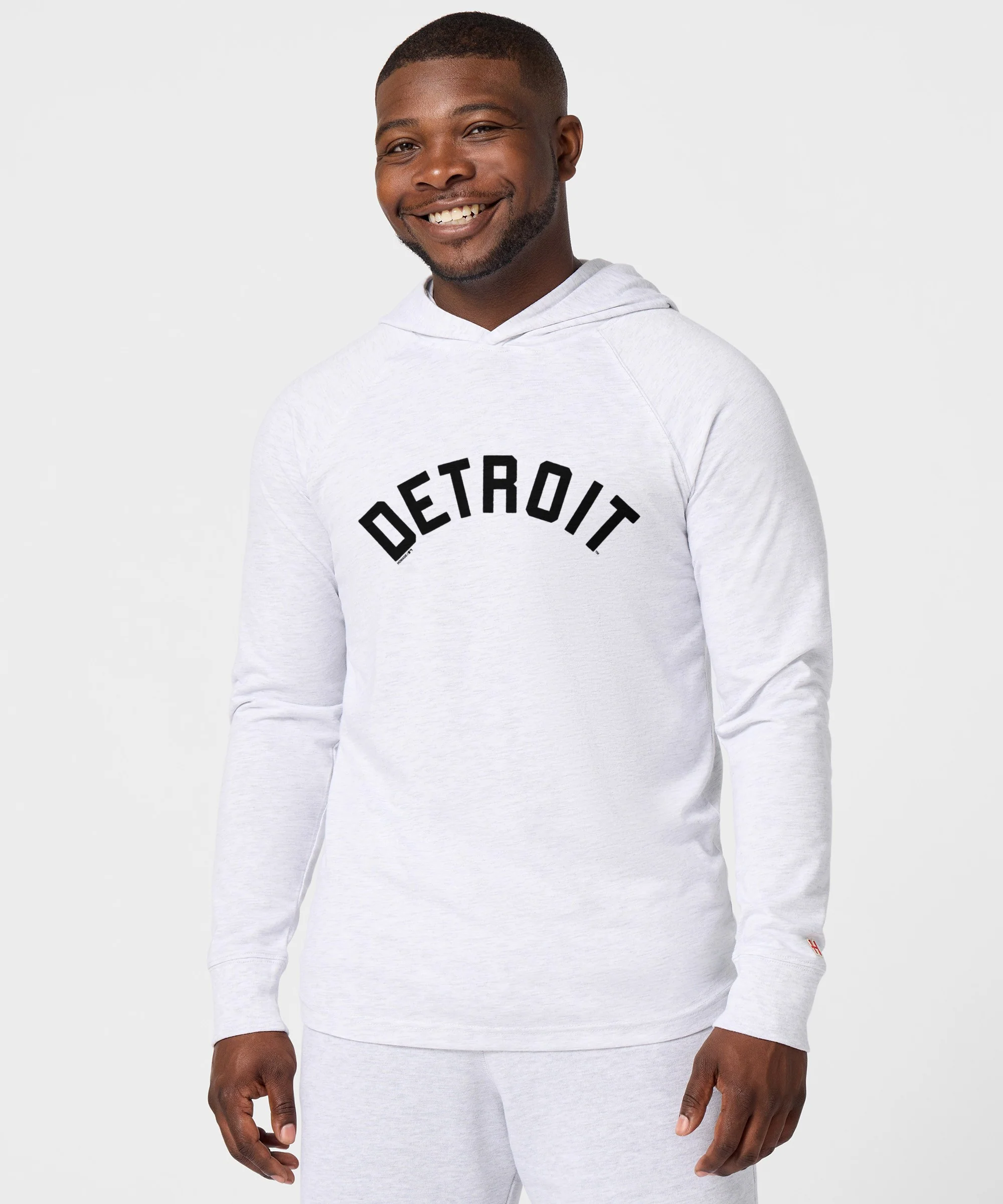 Detroit Tigers Jersey Logo '01 Lightweight Hoodie - Image 3