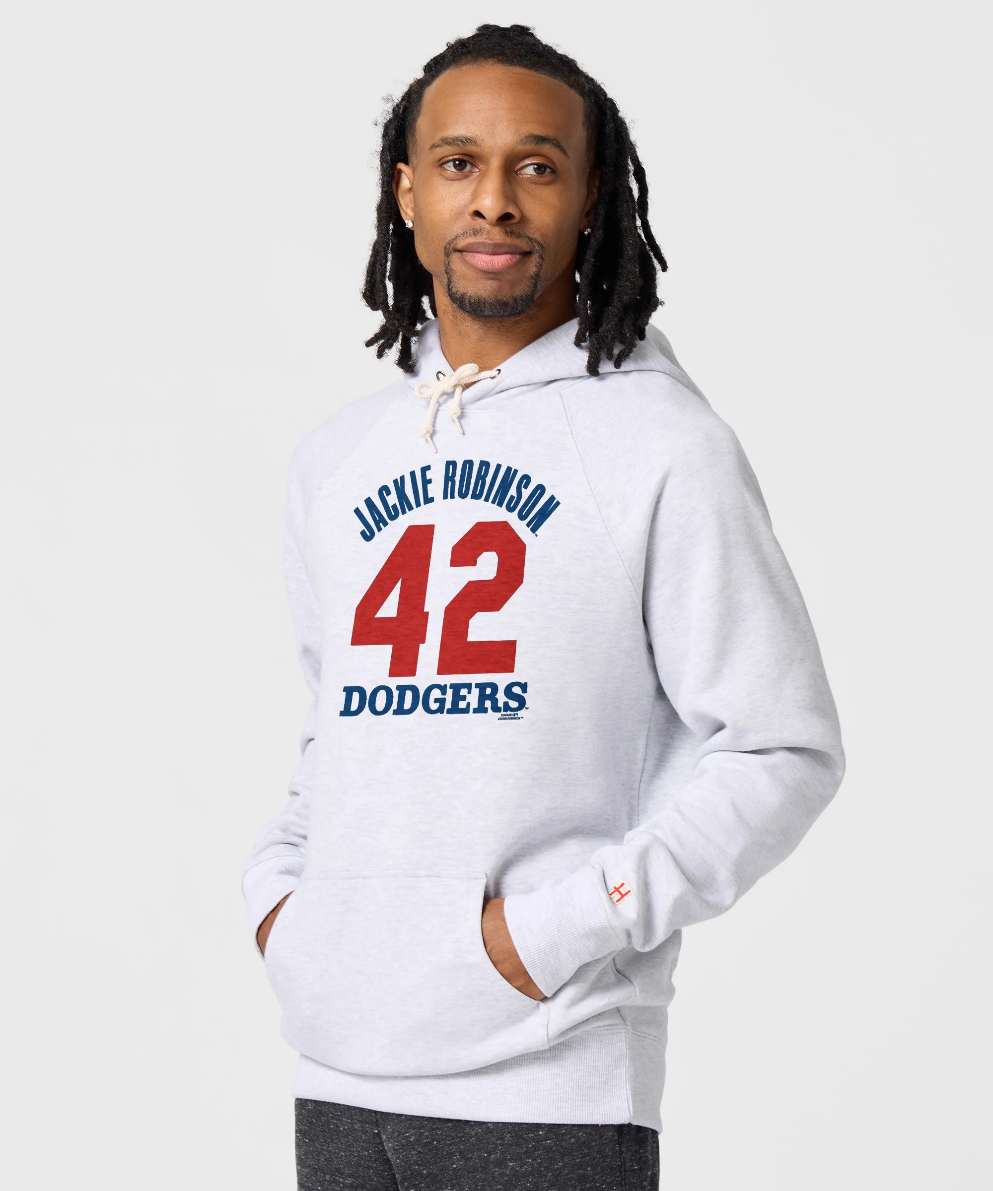 Dodgers Jackie Robinson 42 Hoodie - Image 3