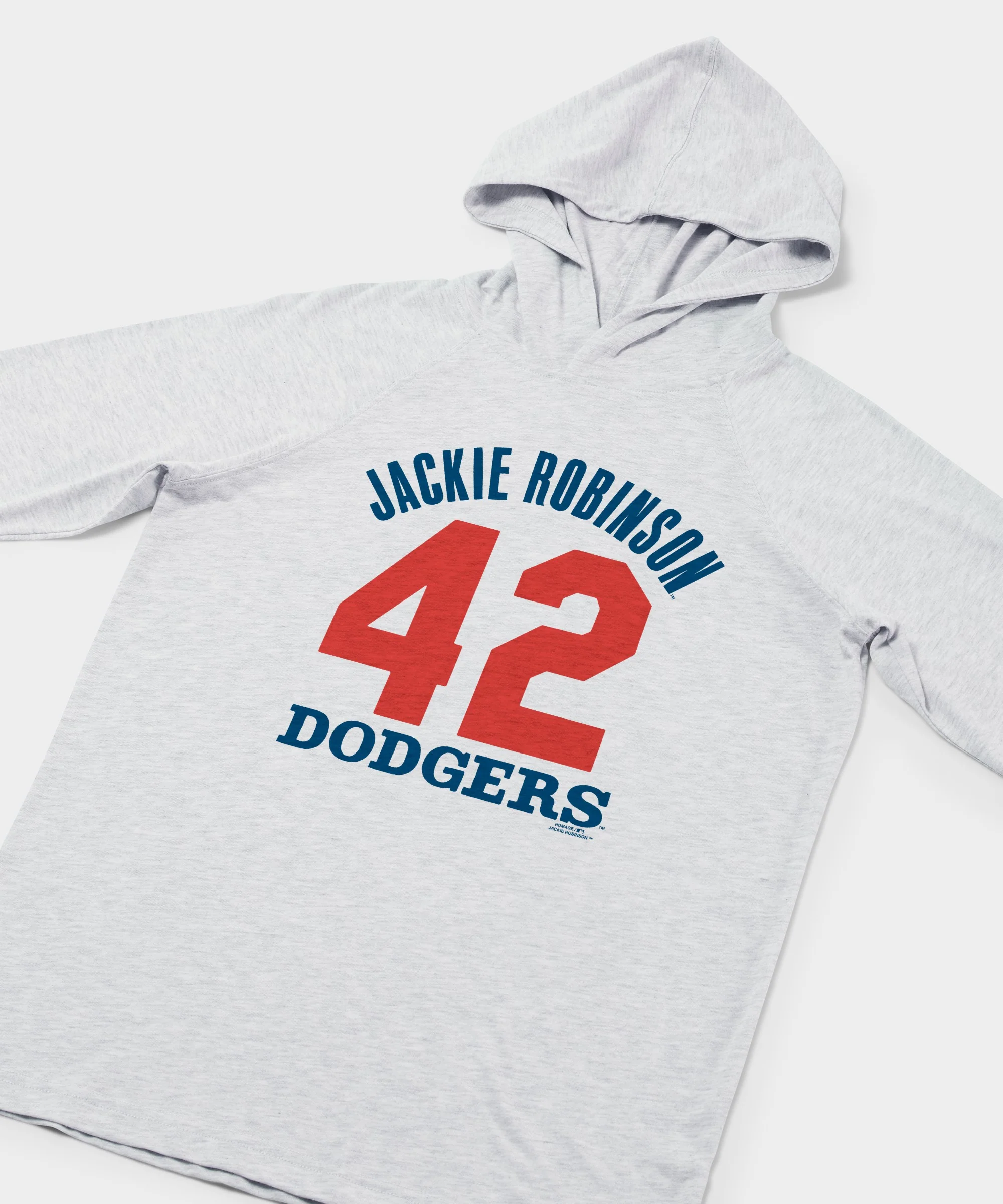 Dodgers Jackie Robinson 42 Lightweight Hoodie - Image 2
