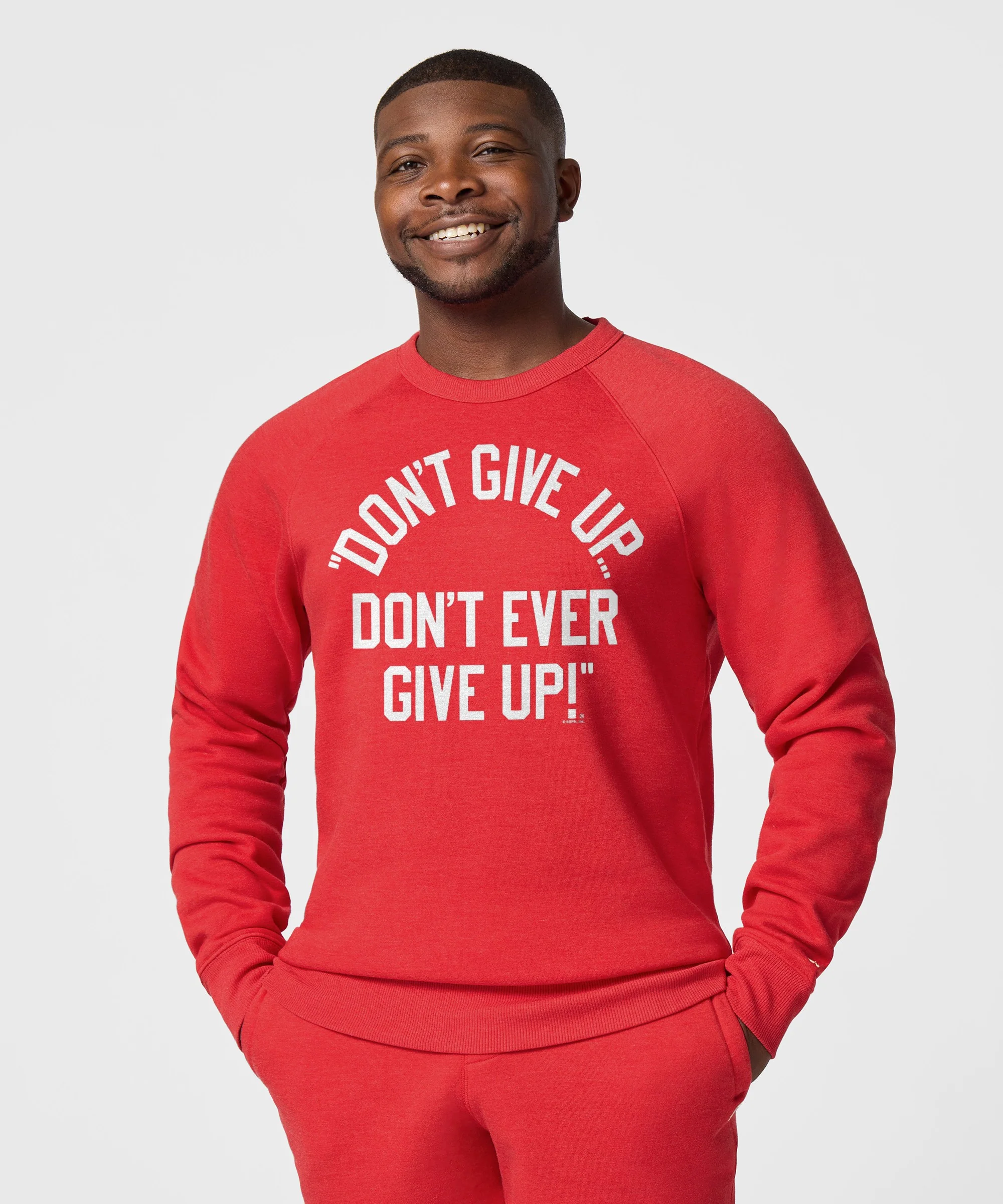 Don't Give Up Don't Ever Give Up Crewneck - Image 3