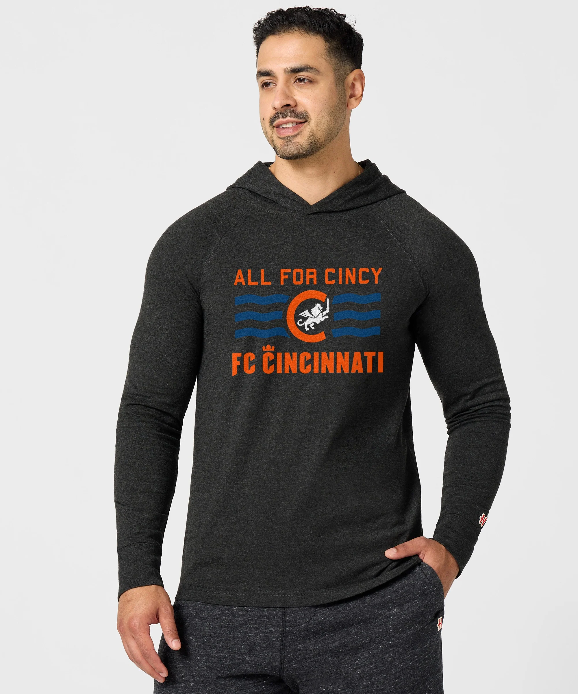 FC Cincinnati All For Cincy Lightweight Hoodie - Image 3