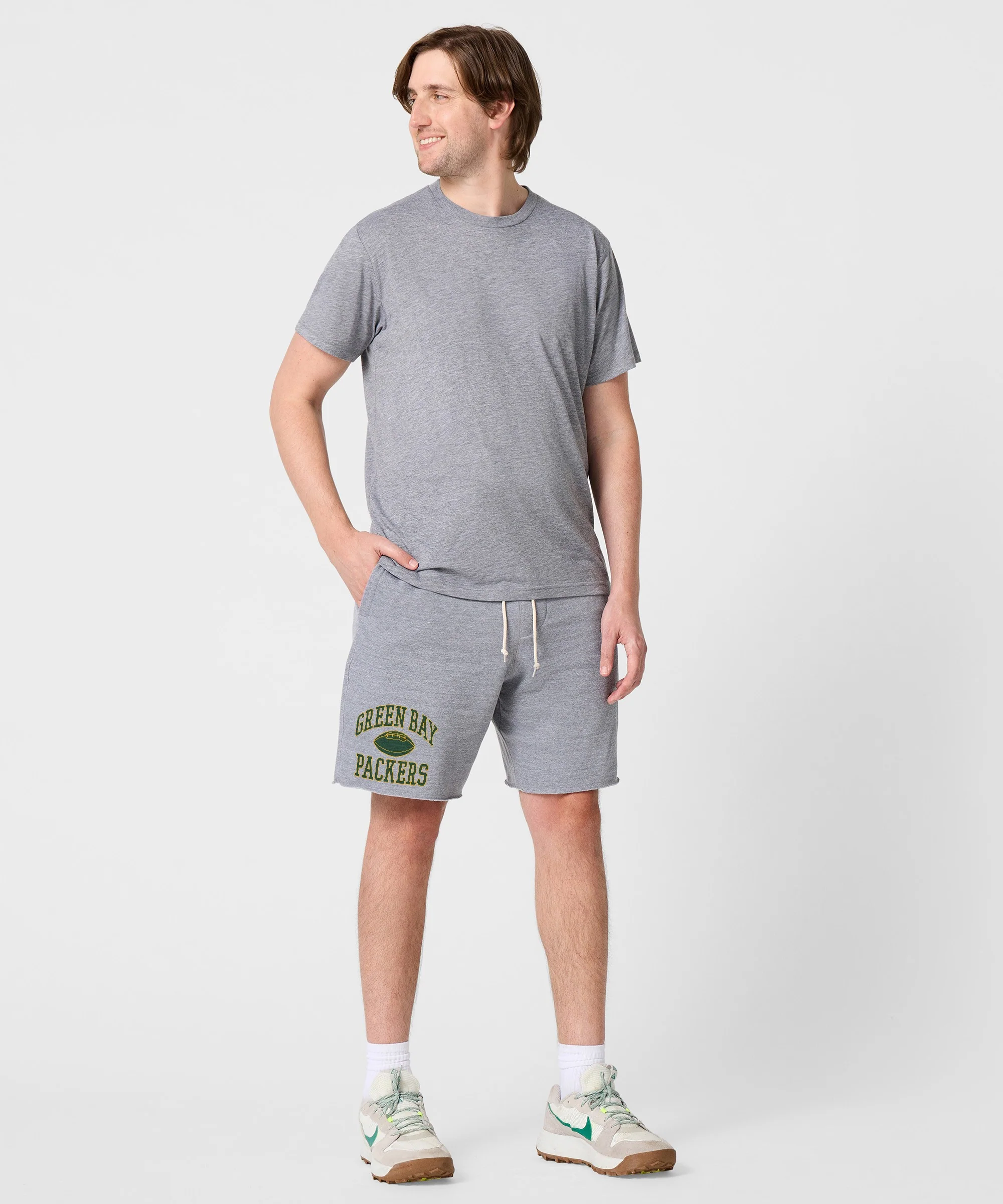 Green Bay Packers Gridiron Sweat Shorts - Image 5