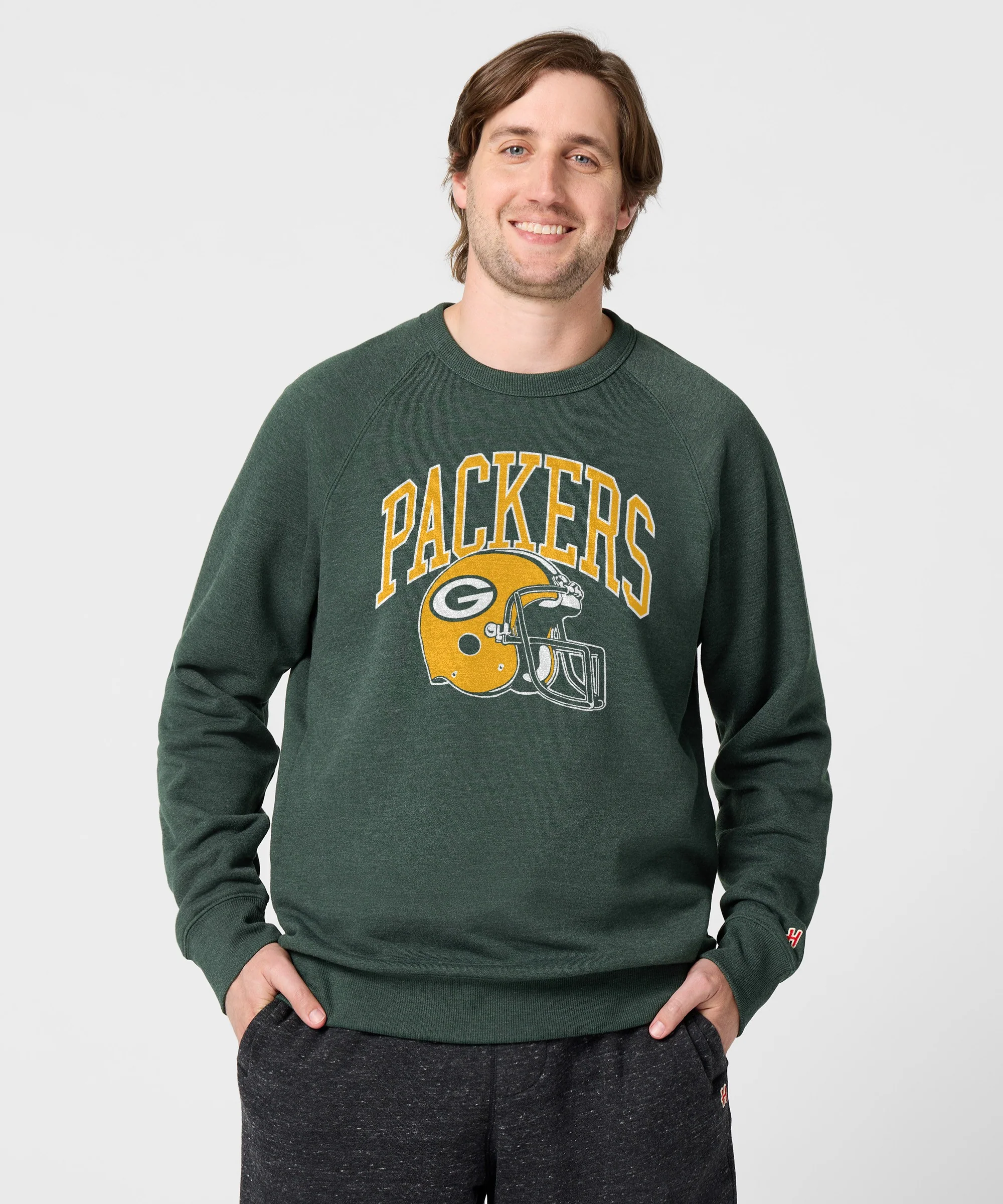 Green Bay Packers Helmet Crewneck - Image 3