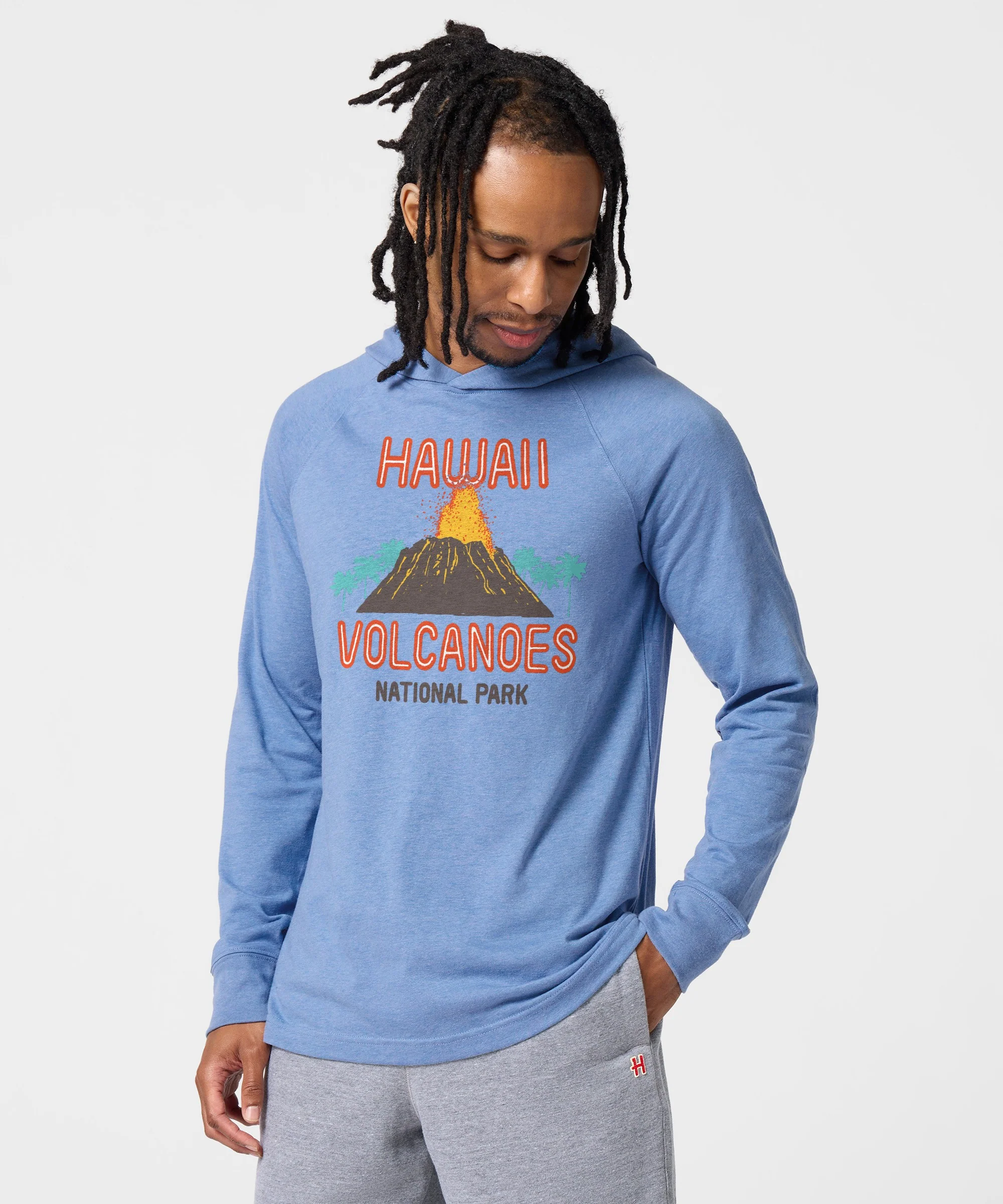 Hawaii Volcanoes National Park Lightweight Hoodie - Image 3