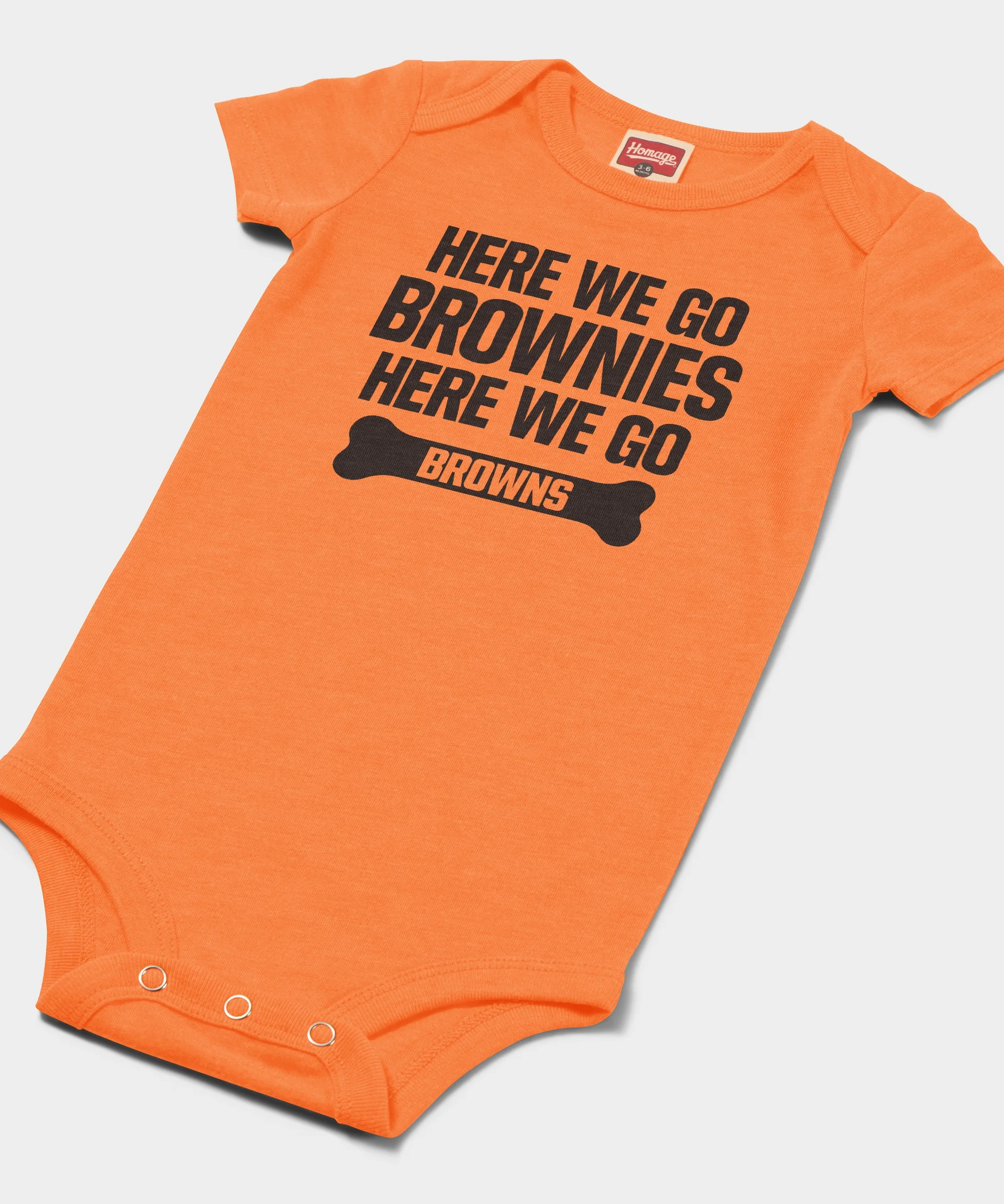 Here We Go Brownies Here We Go Baby One Piece - Image 2