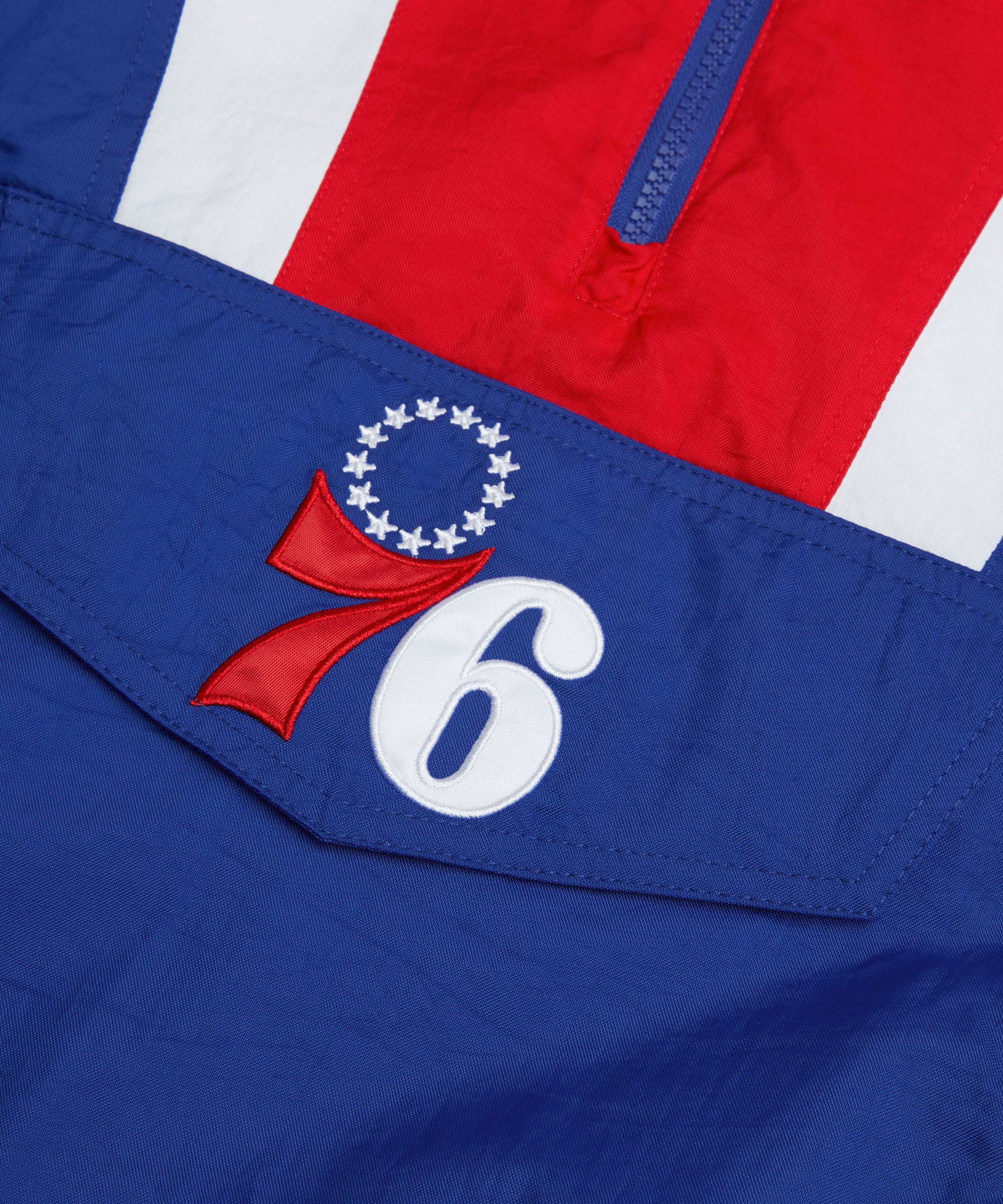 HOMAGE X Starter 76ers Pullover Jacket - Image 4