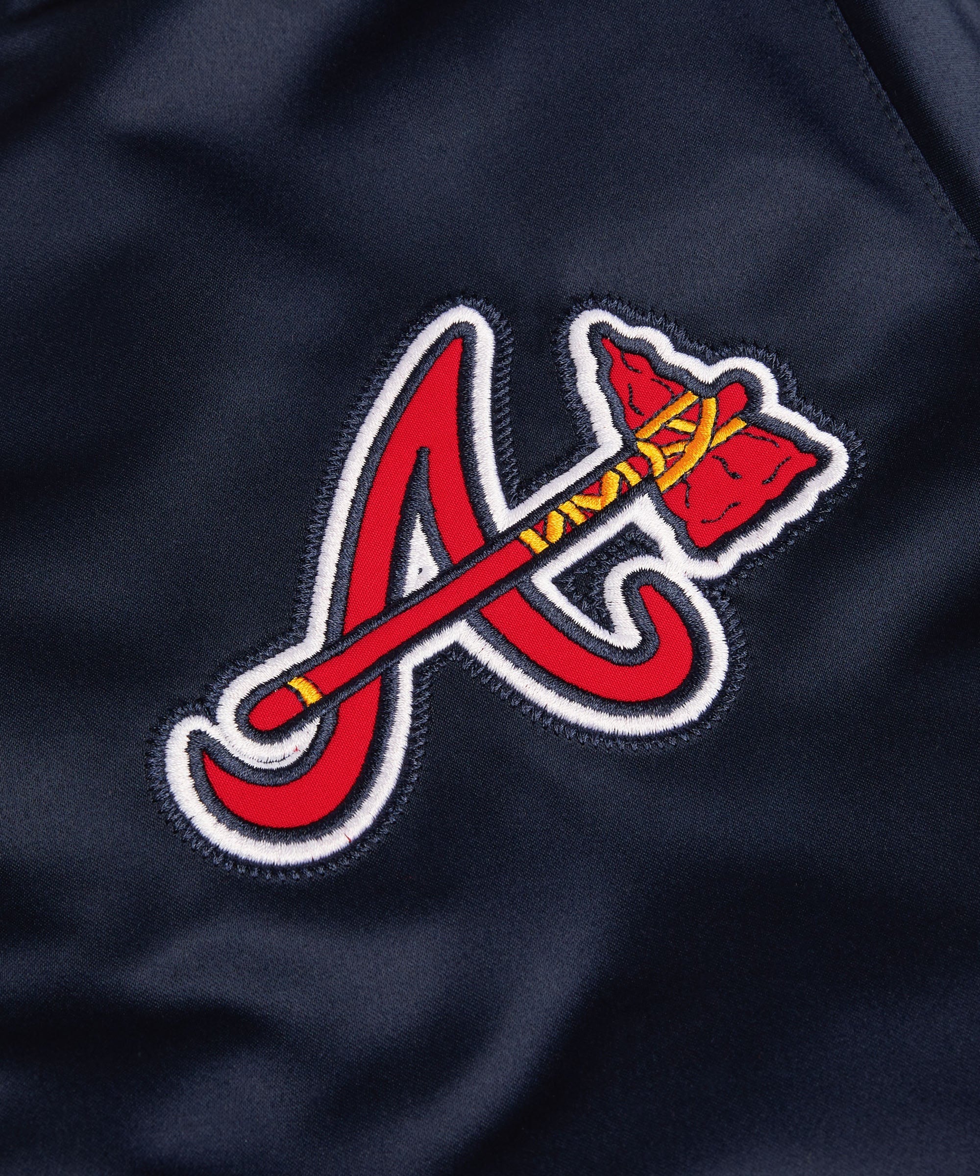 HOMAGE X Starter Braves Heavyweight Satin Jacket - Image 3