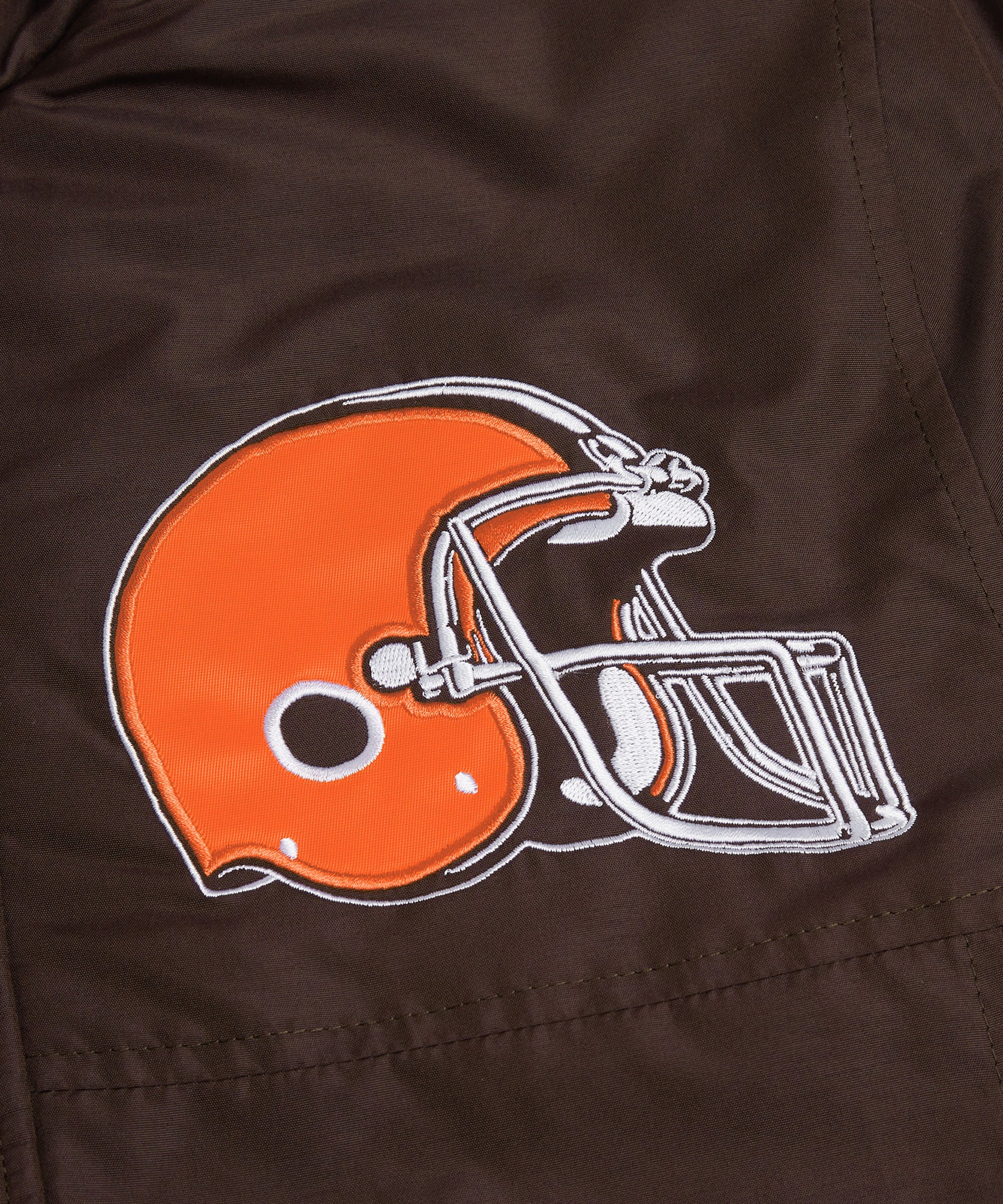 HOMAGE X Starter Browns Parka Jacket - Image 3