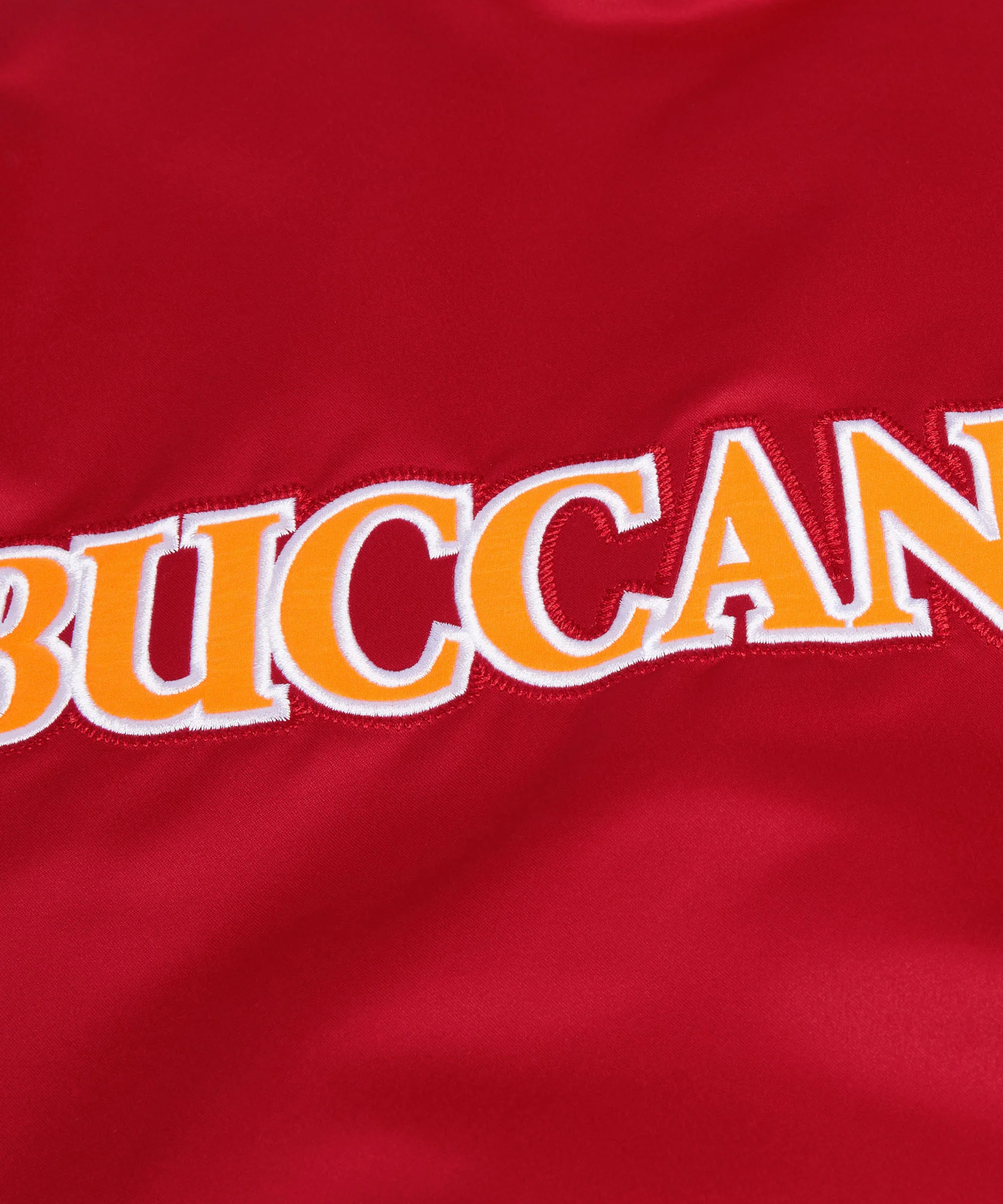 HOMAGE X Starter Buccaneers Heavyweight Satin Jacket - Image 4