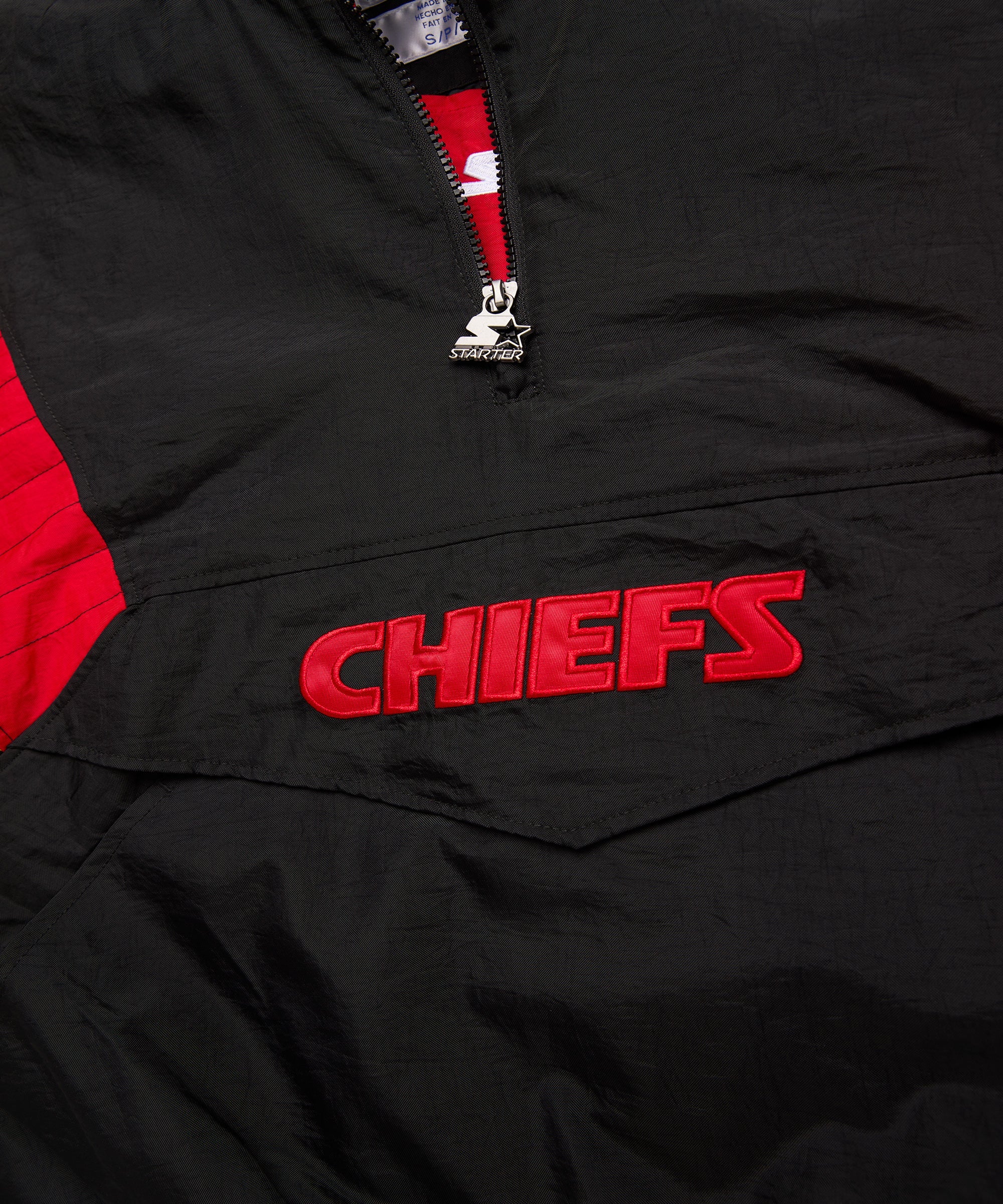 HOMAGE x Starter Chiefs Blackout Breakaway Pullover Jacket - Image 3