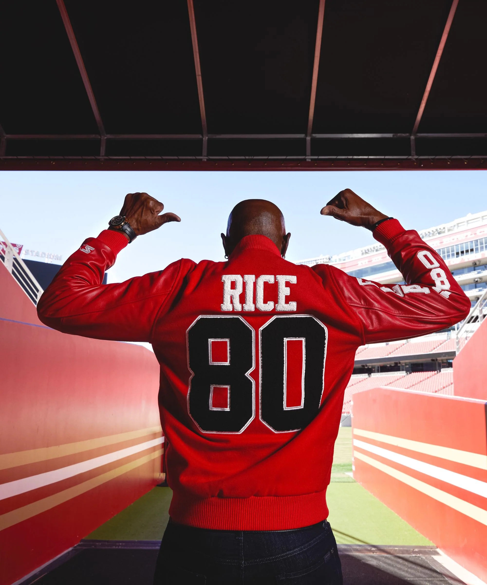 HOMAGE x Starter Jerry Rice GOAT Jacket - Image 4