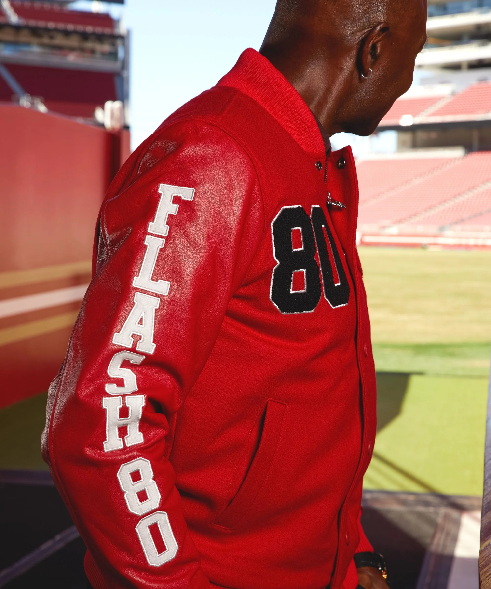 HOMAGE x Starter Jerry Rice GOAT Jacket - Image 5