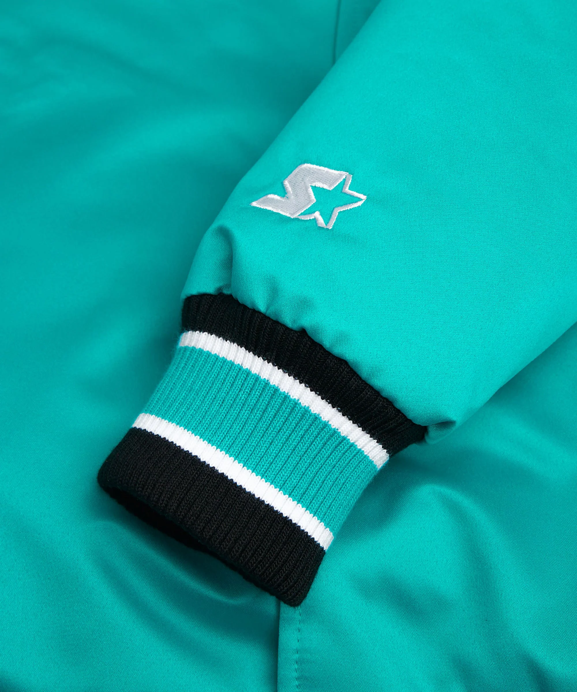 HOMAGE X Starter Marlins Heavyweight Satin Jacket - Image 3