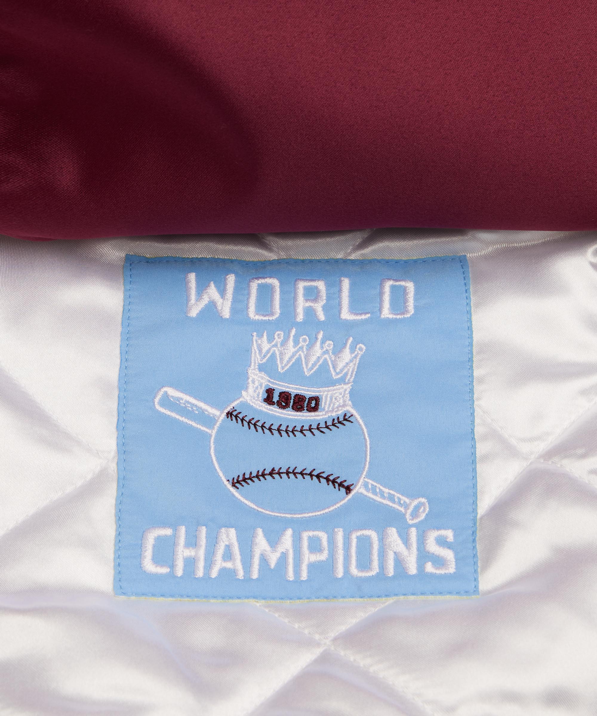 HOMAGE X Starter Phillies Heavyweight Satin Jacket - Image 5