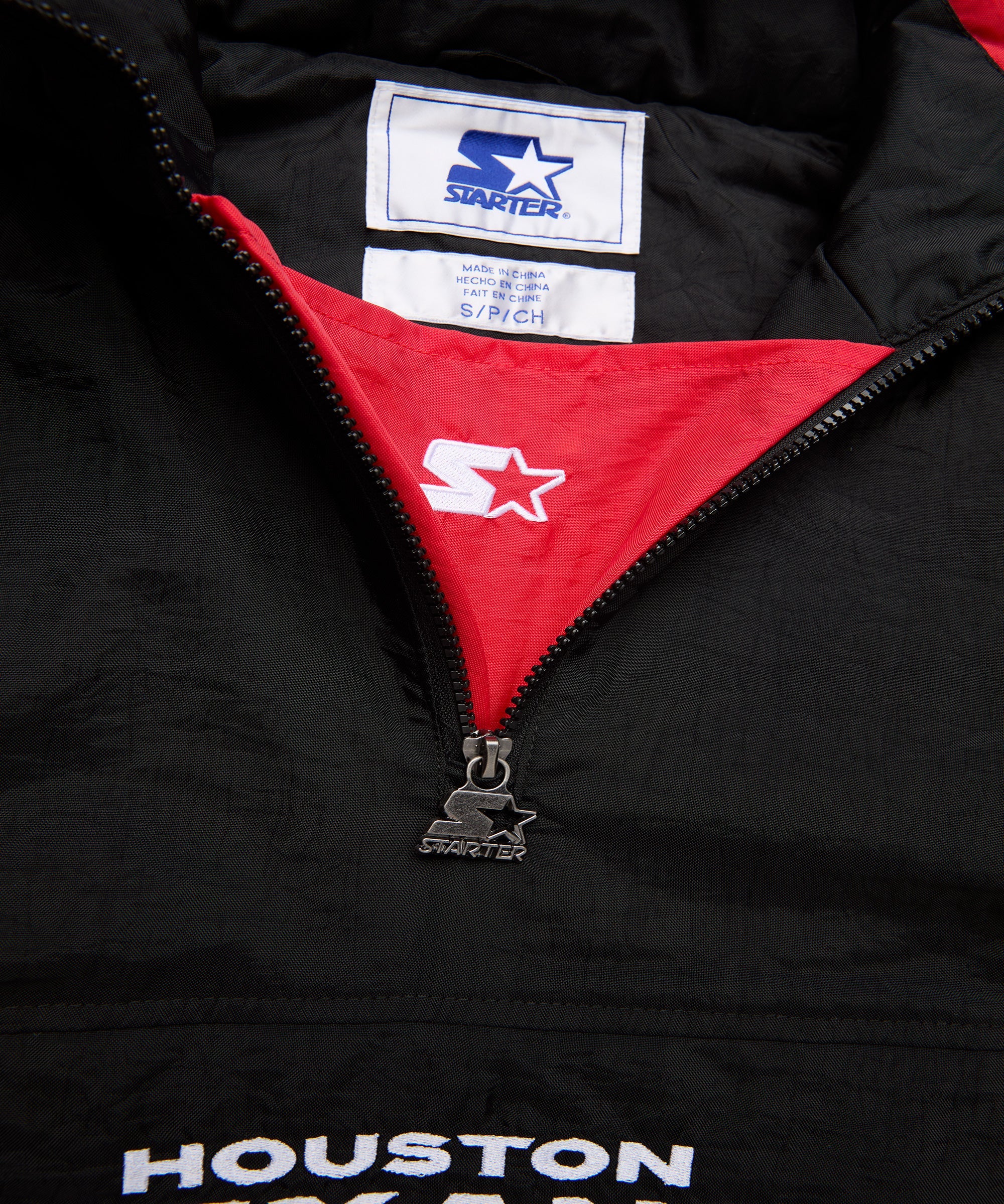 HOMAGE x Starter Texans Blackout Breakaway Pullover Jacket - Image 4