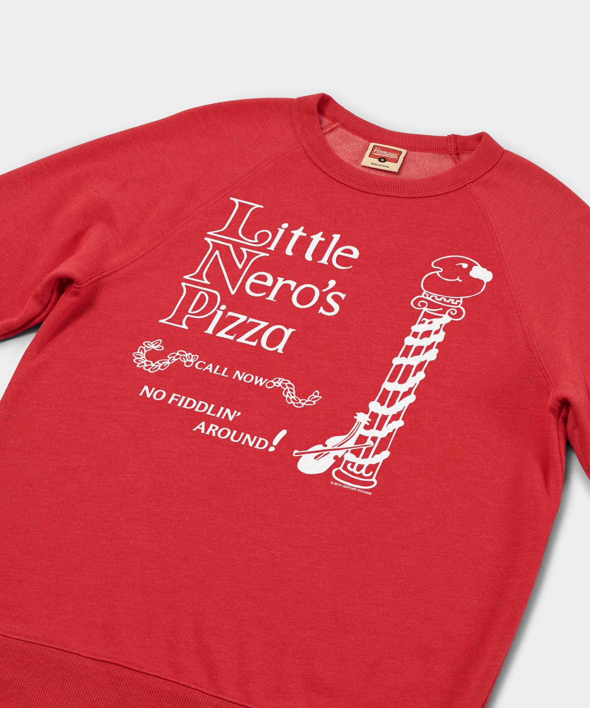 Home Alone Little Nero's Pizza Crewneck - Image 2