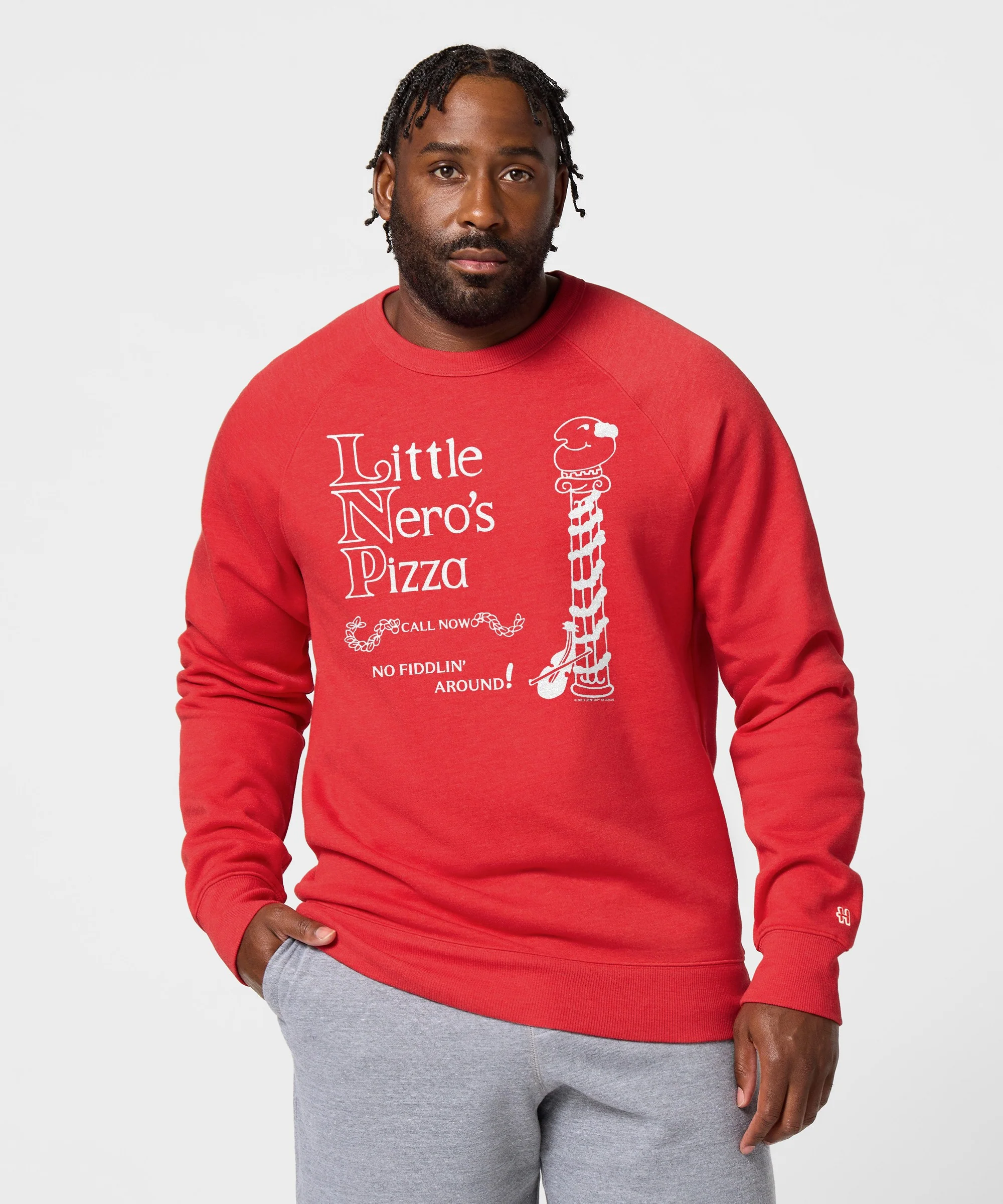 Home Alone Little Nero's Pizza Crewneck - Image 3